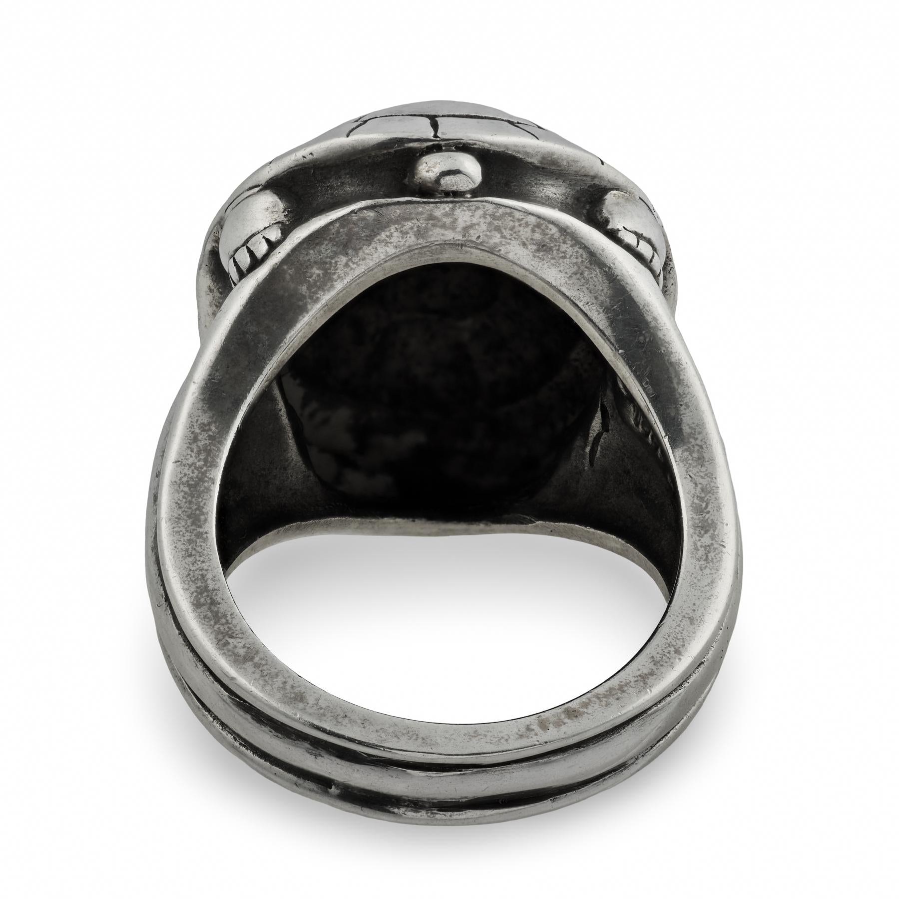 BARRY KIESELSTEIN-CORD Estate Sterling Silver Turtle Ring