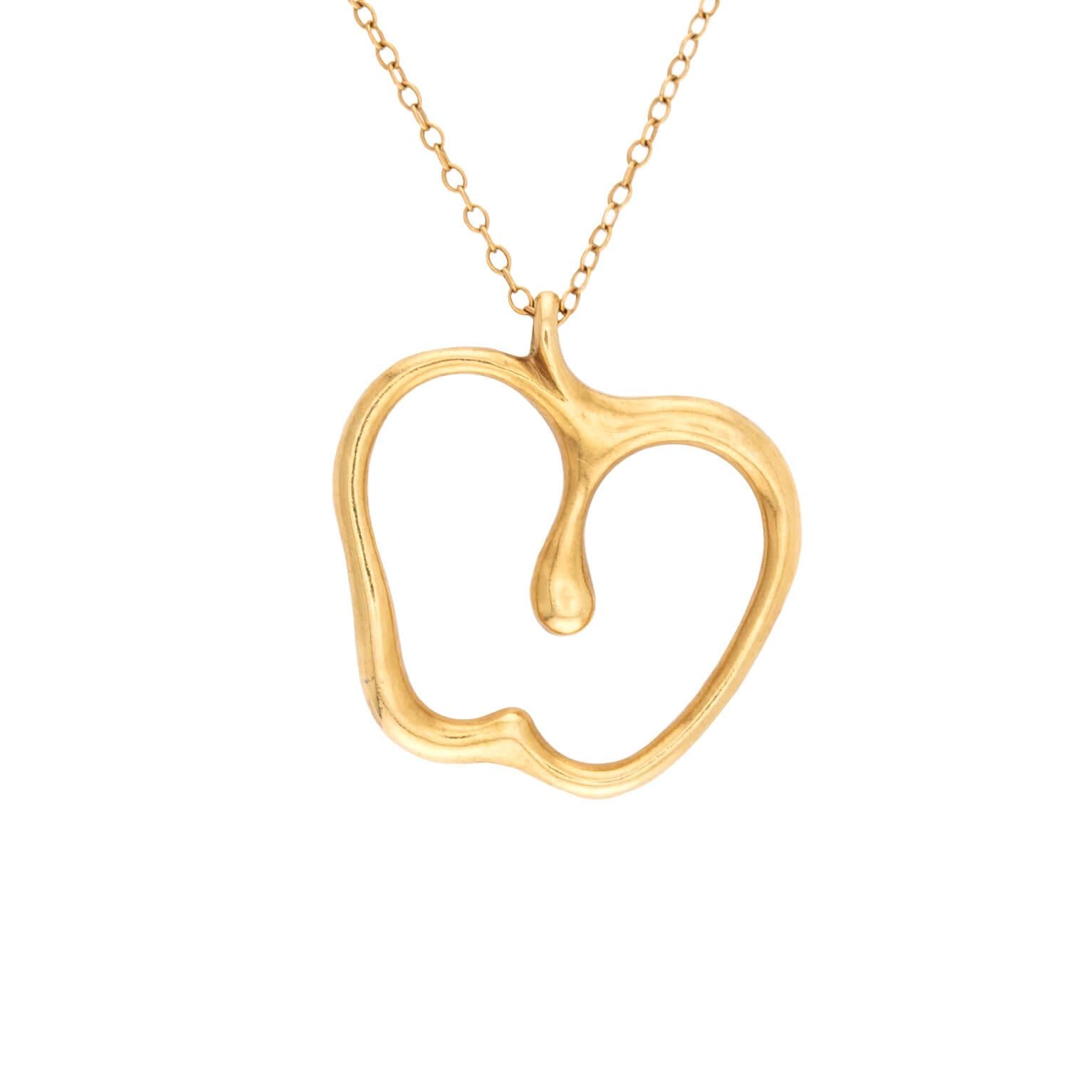 ELSA PERETTI for TIFFANY & CO. Estate 18k Apple Pendant Necklace