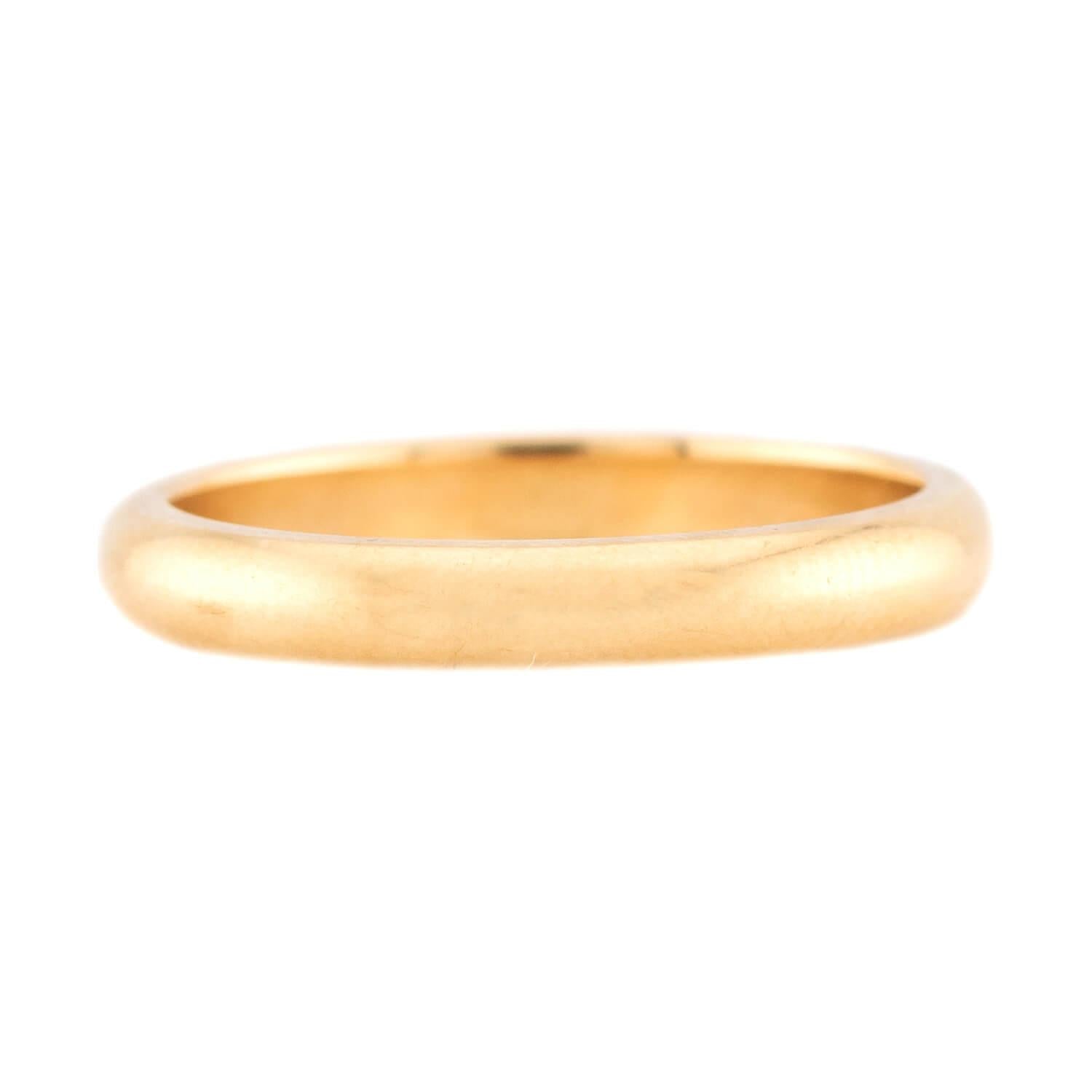 TIFFANY & CO. Estate 18k Wedding Band