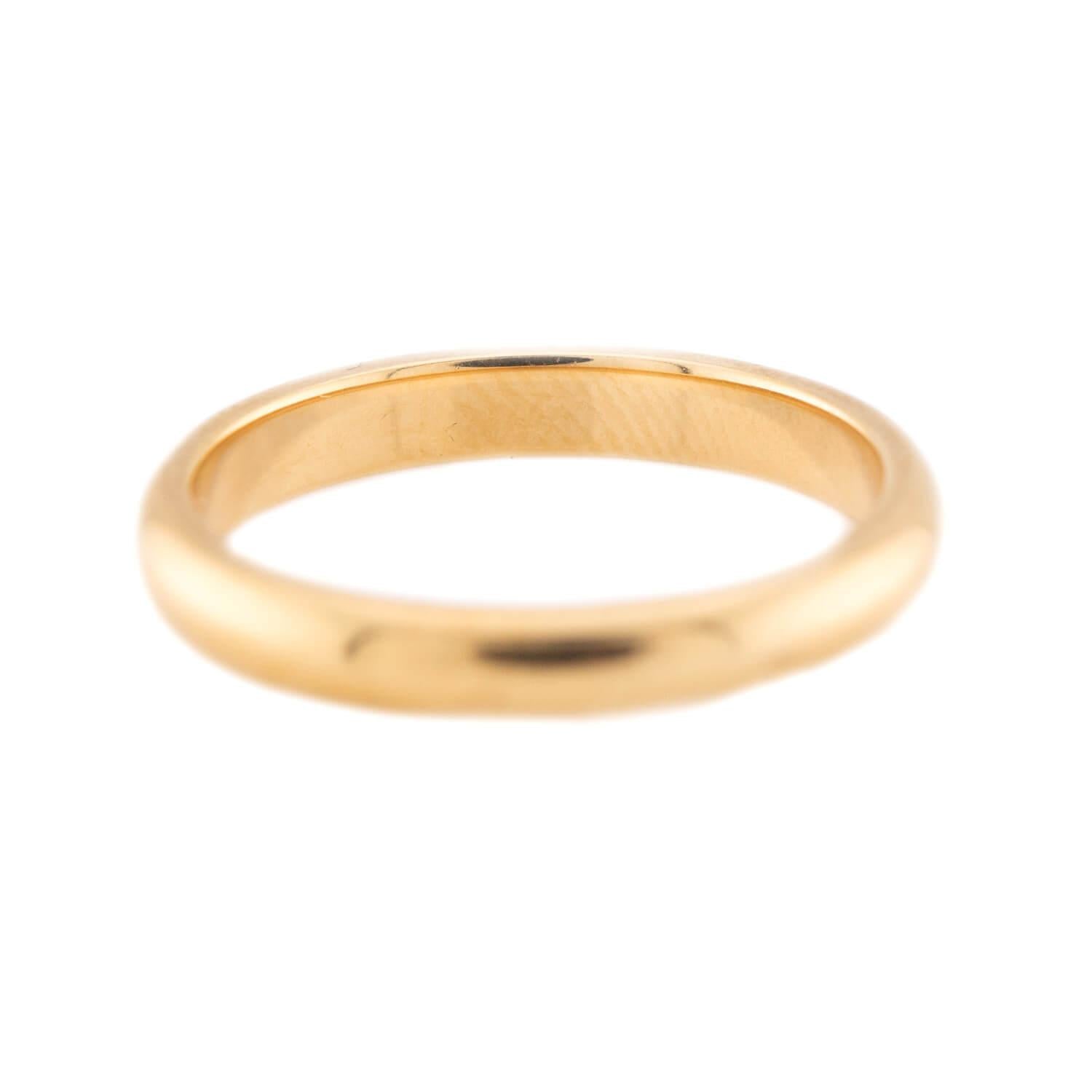 TIFFANY & CO. Estate 18k Wedding Band