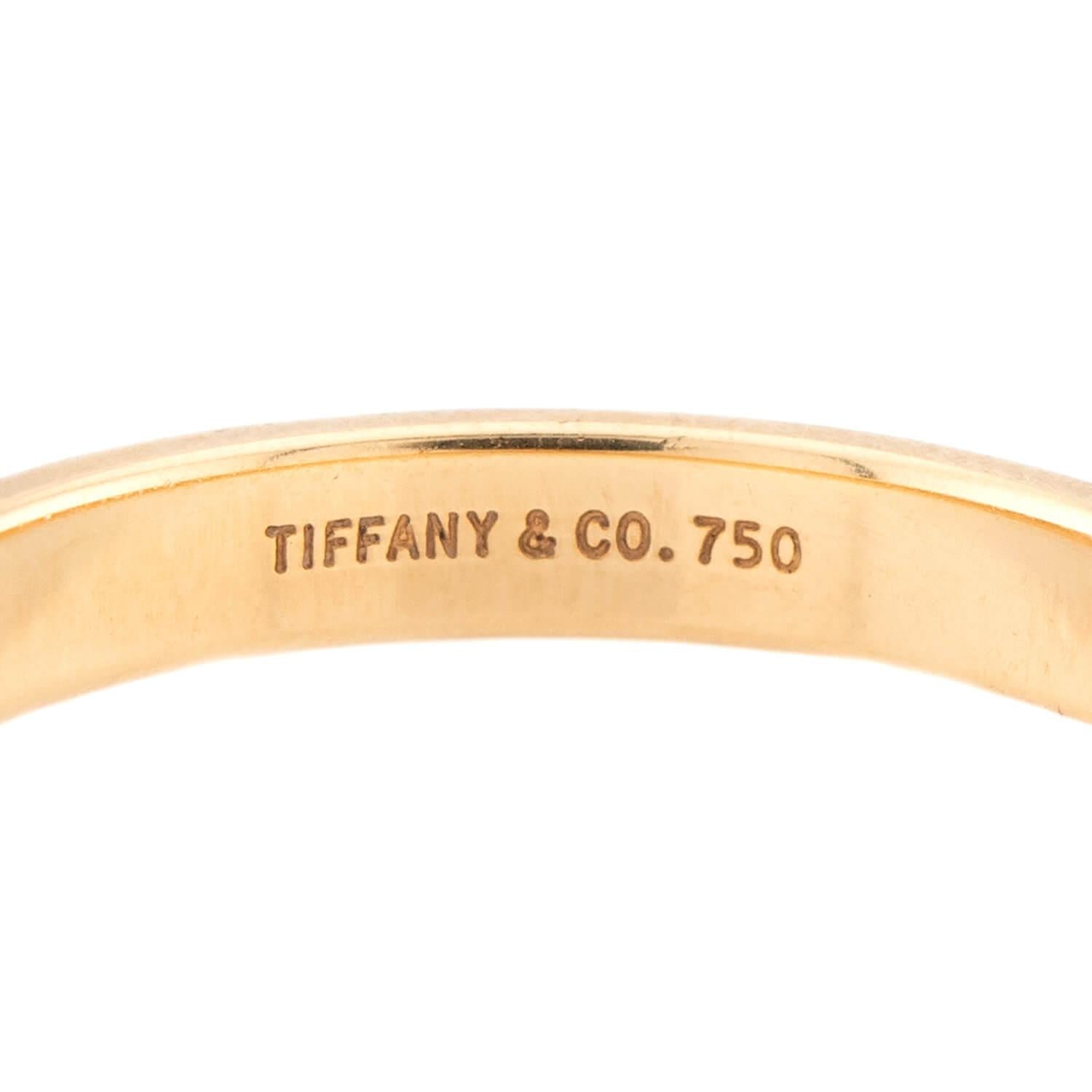TIFFANY & CO. Estate 18k Wedding Band
