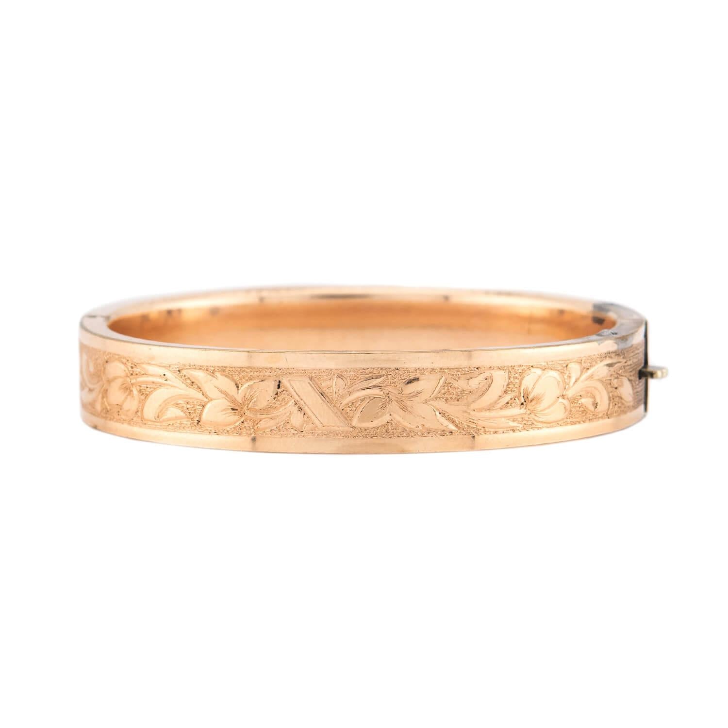 Victorian Gold-Filled Bangle Bracelet