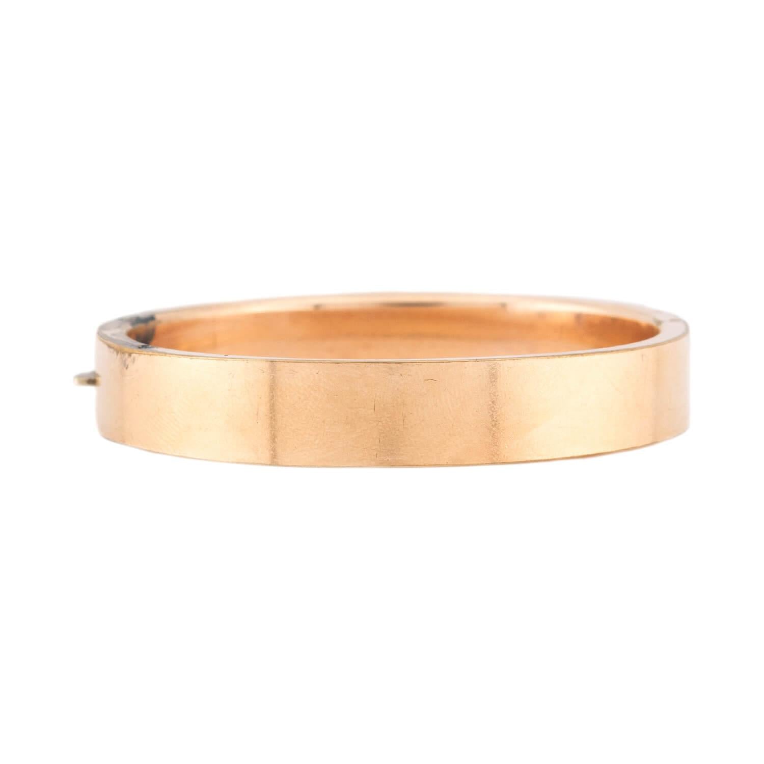 Victorian Gold-Filled Bangle Bracelet