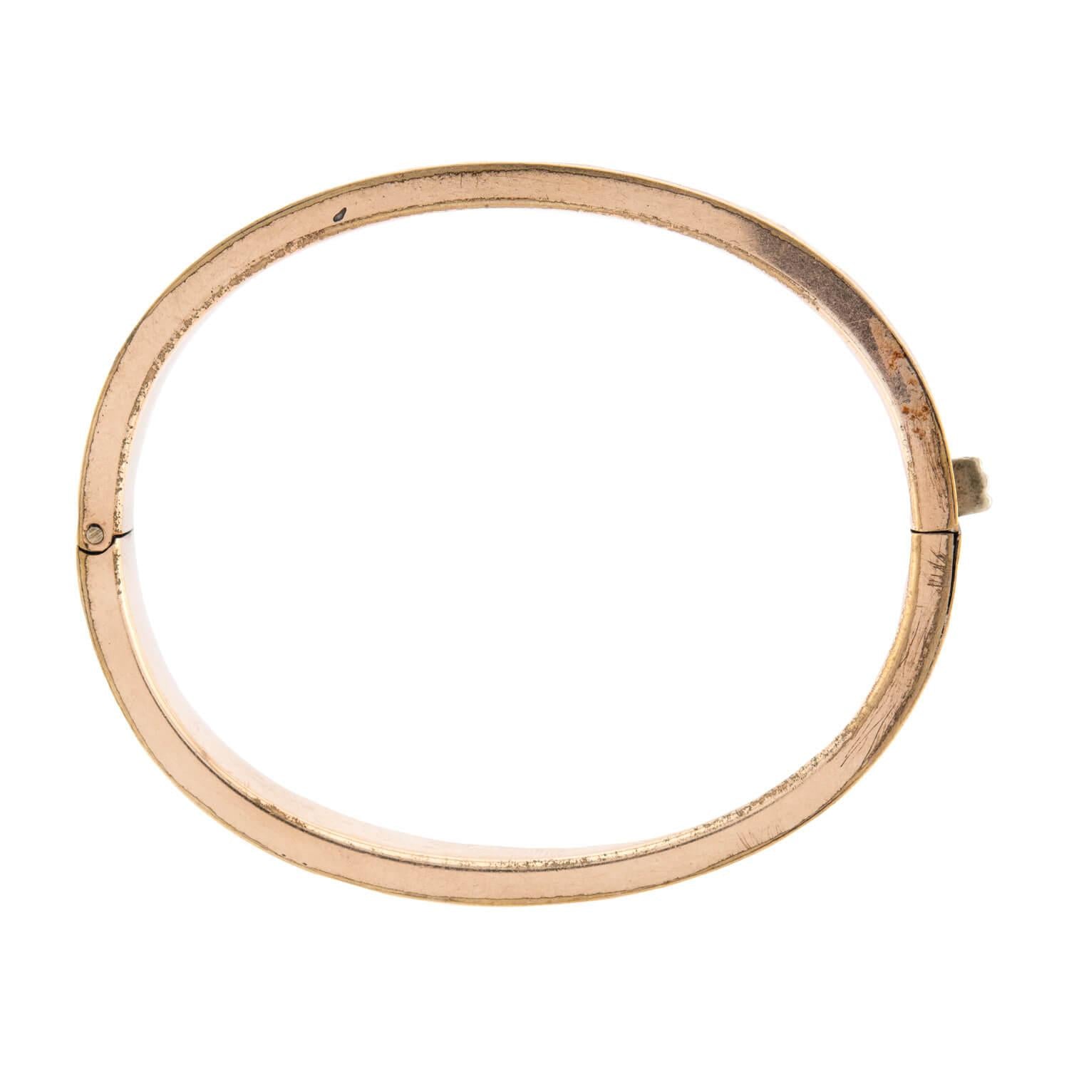 Victorian Gold-Filled Bangle Bracelet