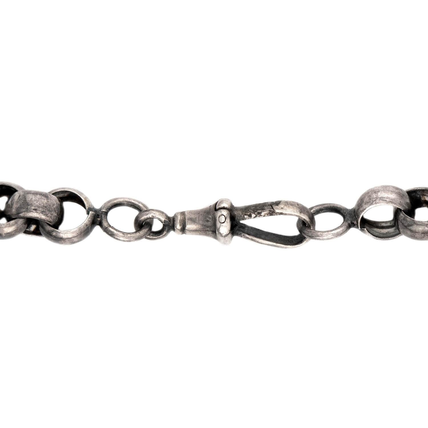 Victorian Sterling Silver Chain 56"