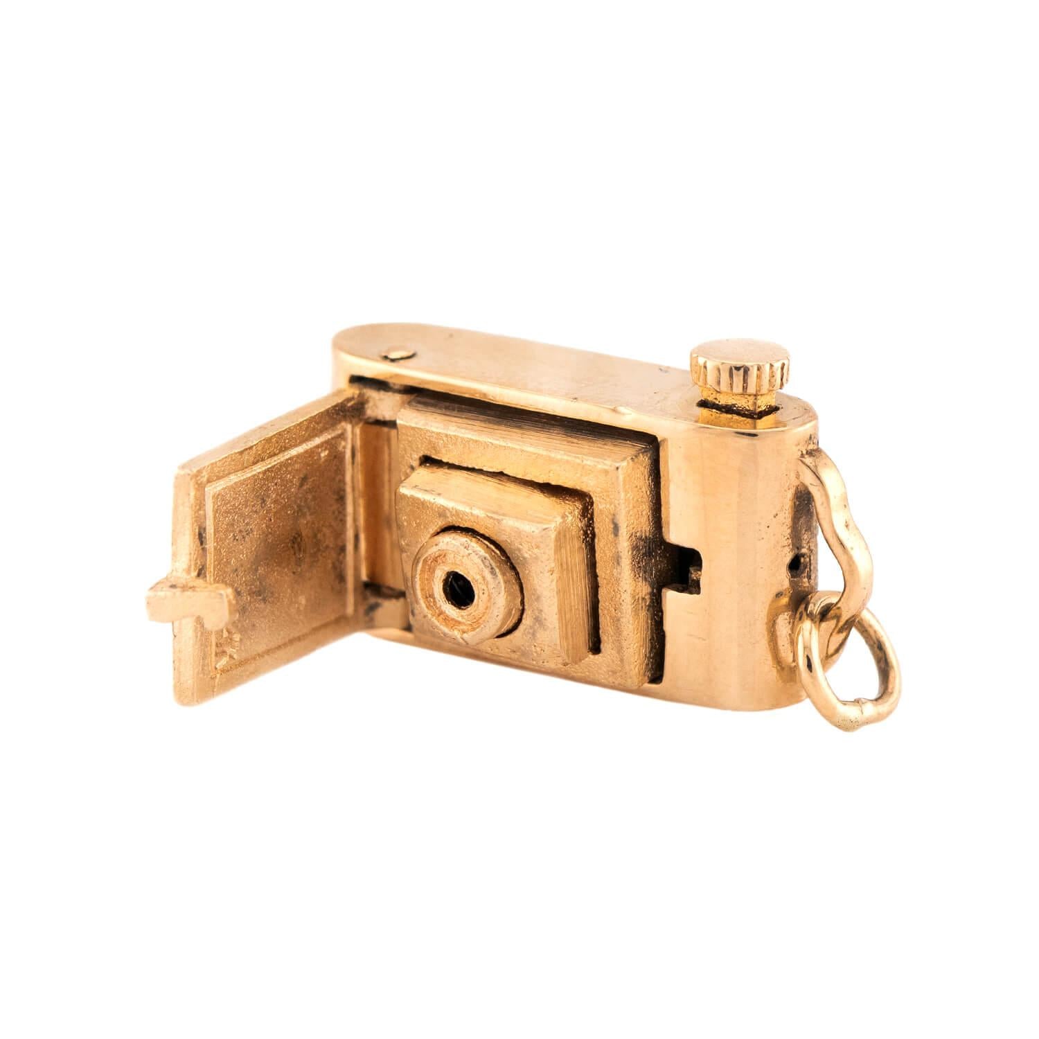 Vintage 14k Camera Pendant/Charm