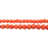 Victorian 9k Graduated Coral Bead Necklace