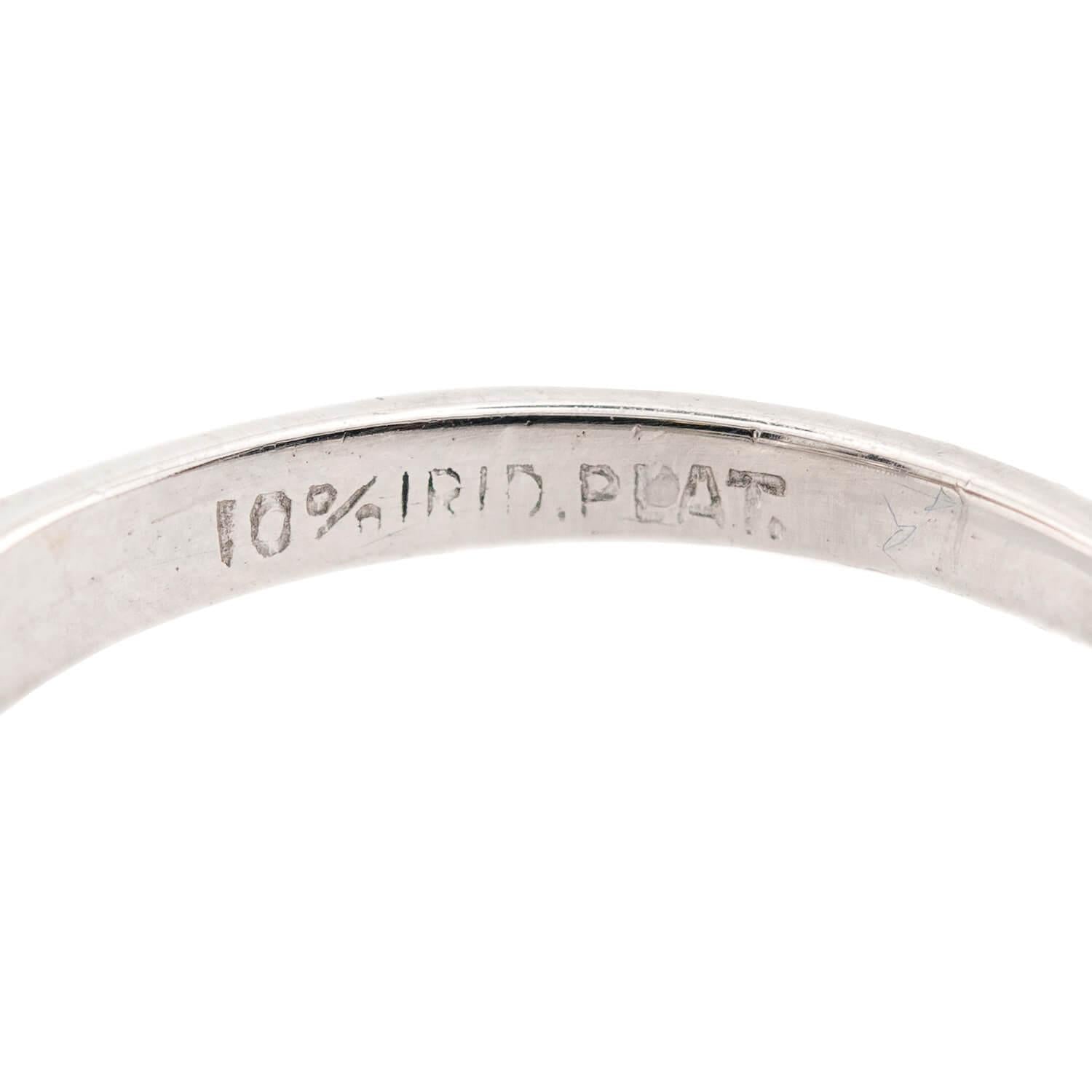 Art Deco Platinum Diamond Engagement Ring 1.73ct