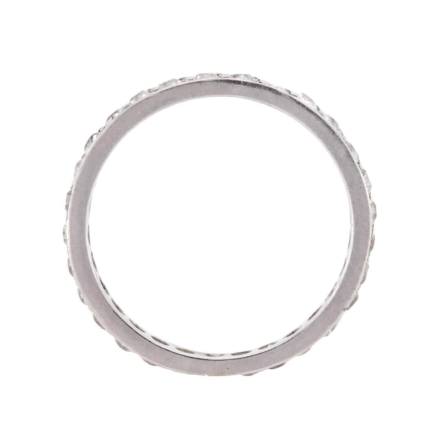 Edwardian Platinum Diamond Eternity Band