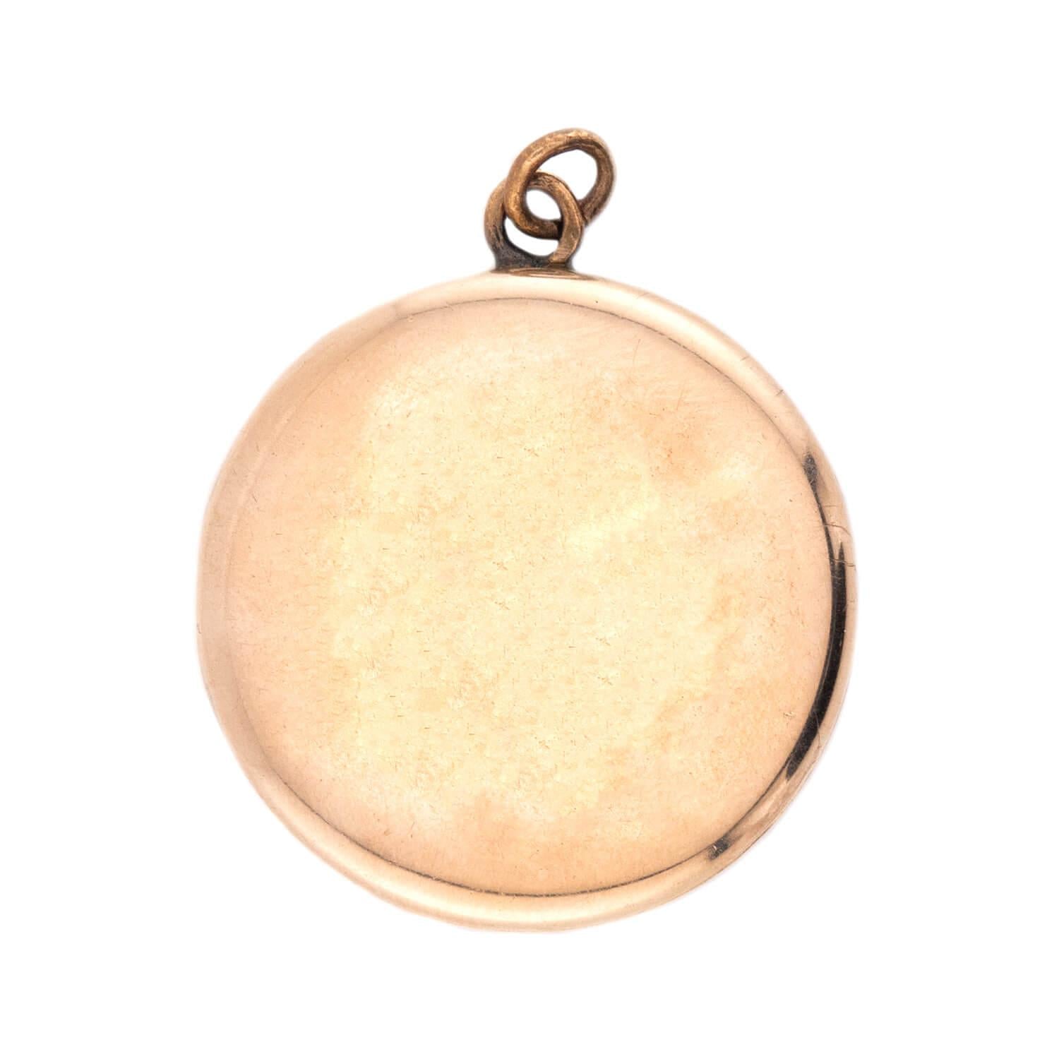 Victorian 10k Diamond Starburst Locket
