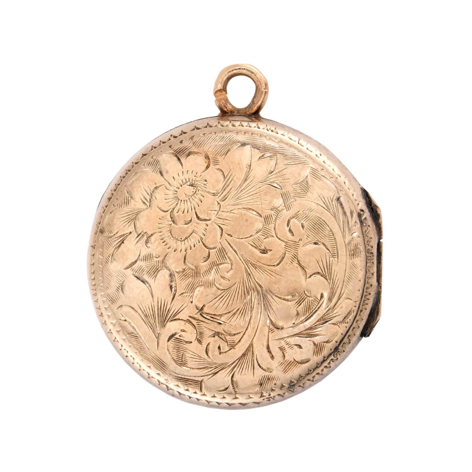 Victorian Gold-Filled Locket Pendant