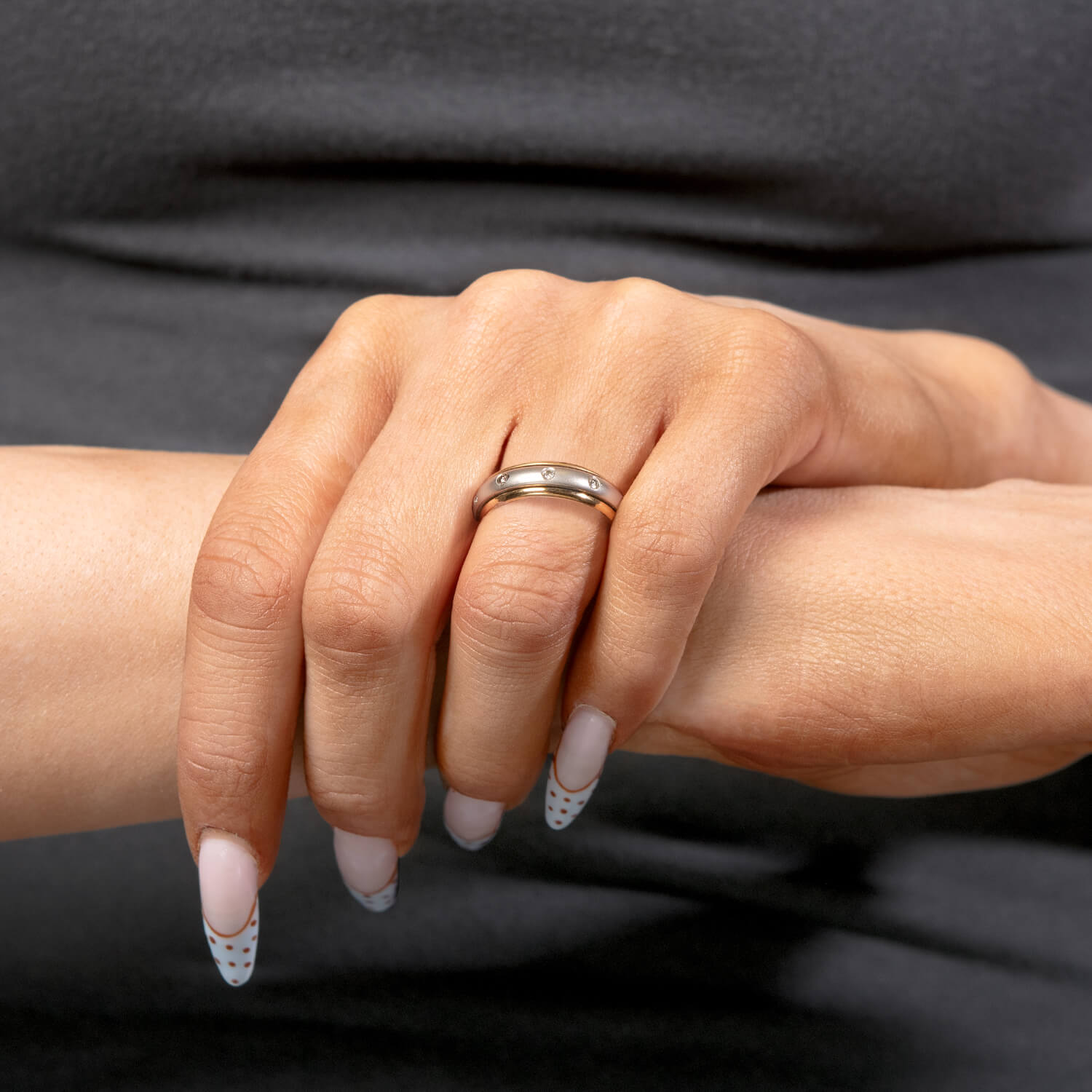 Estate 14k Diamond Band