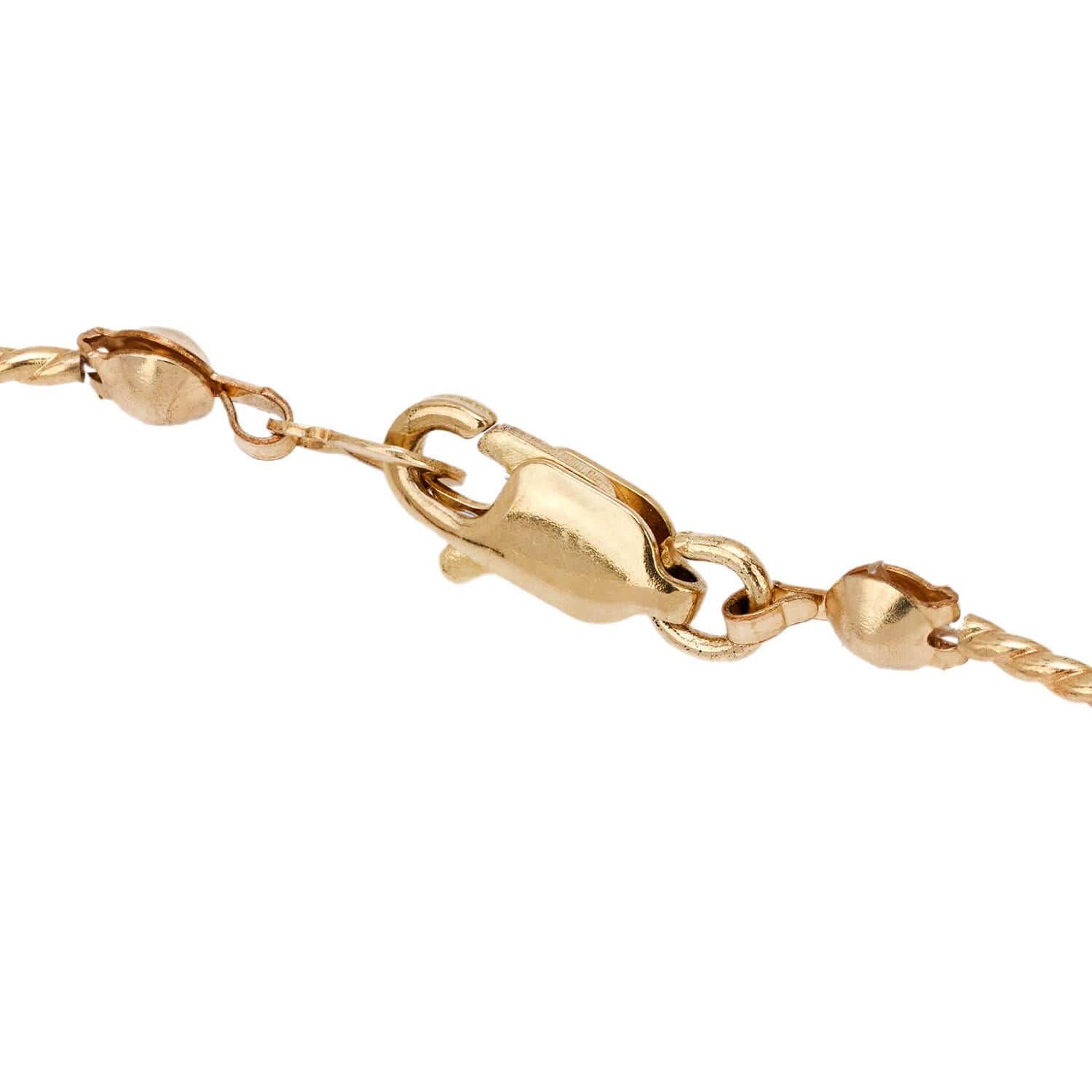 Estate 14k Pearl Tube Necklace