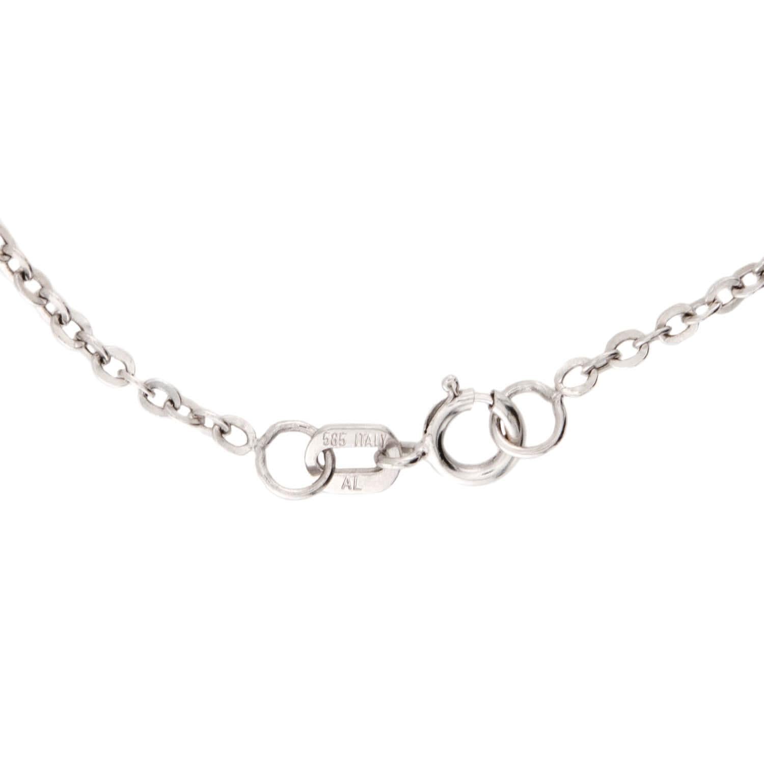 Estate 14k Pearl Chain Necklace