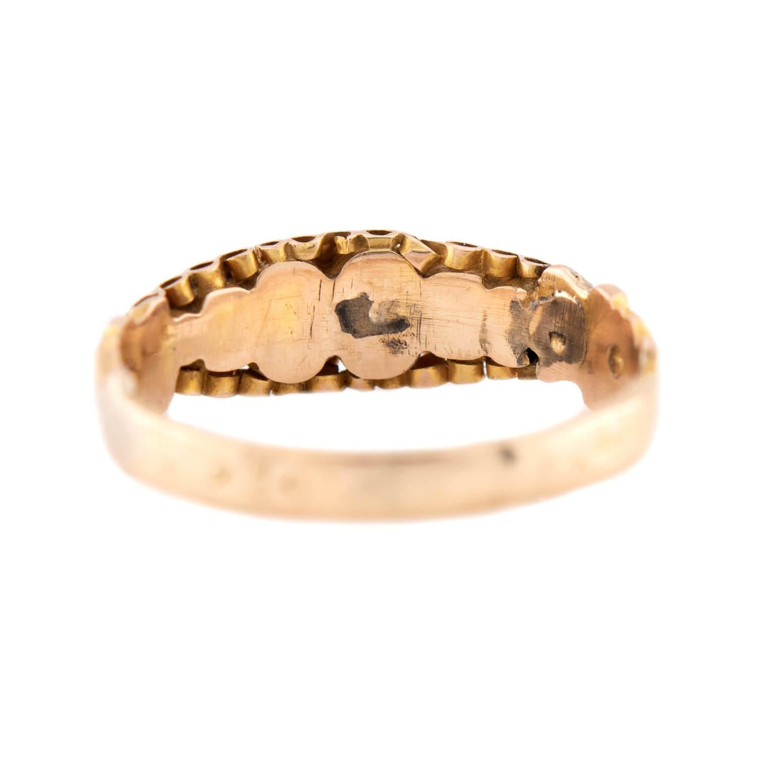 Victorian English 15k "REGARD" Ring