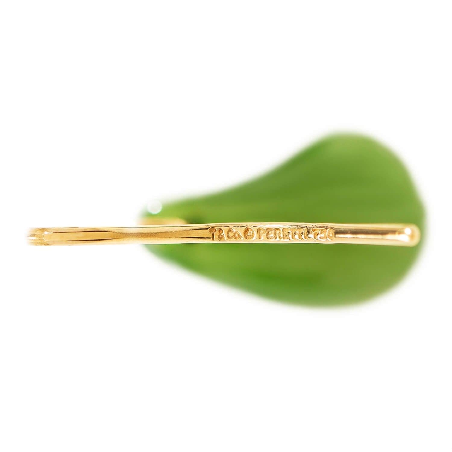 TIFFANY & CO. ELSA PERETTI 18K Bean Earrings