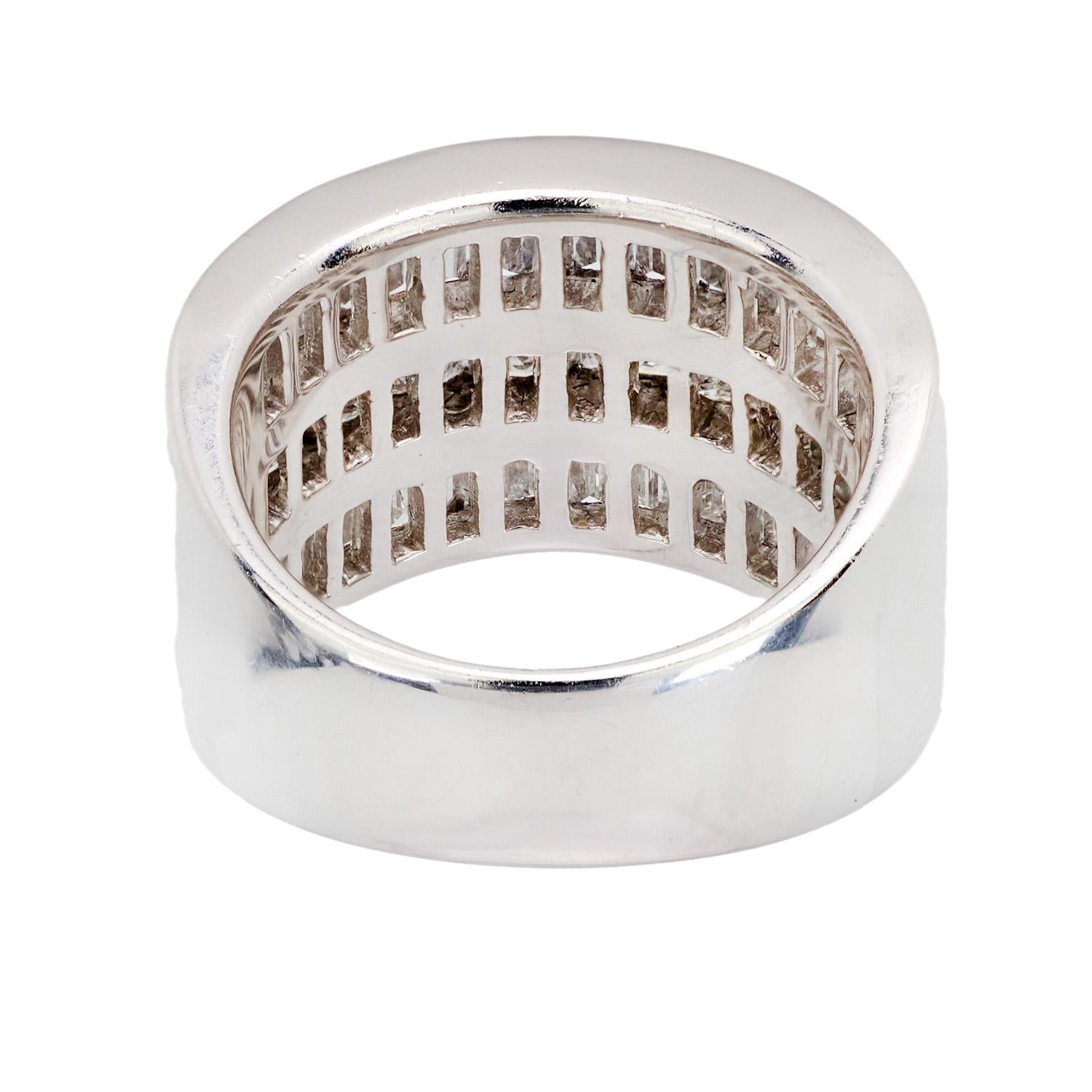 Estate Platinum Diamond Statement Ring