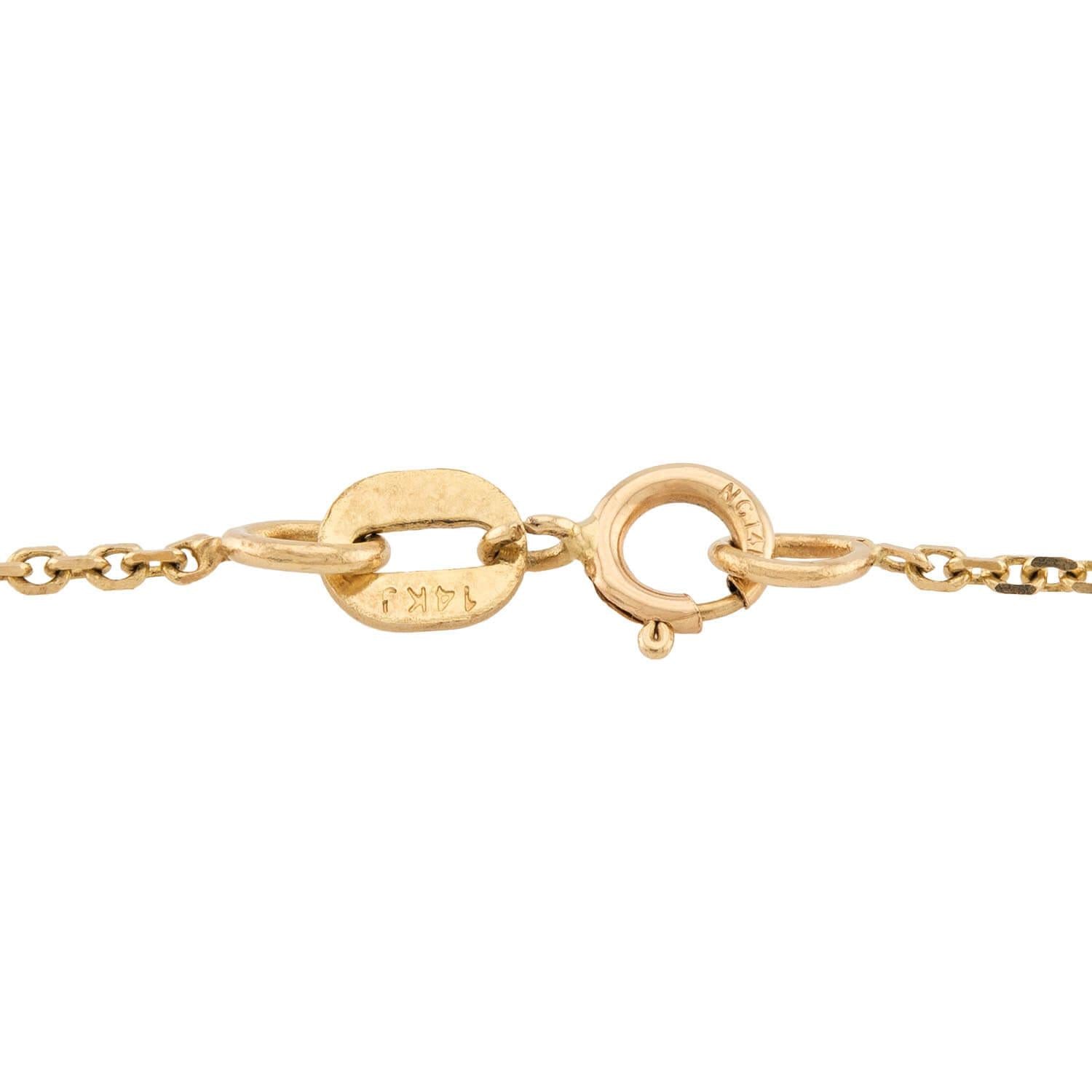 Estate 14k Three-Strand Pearl Necklace