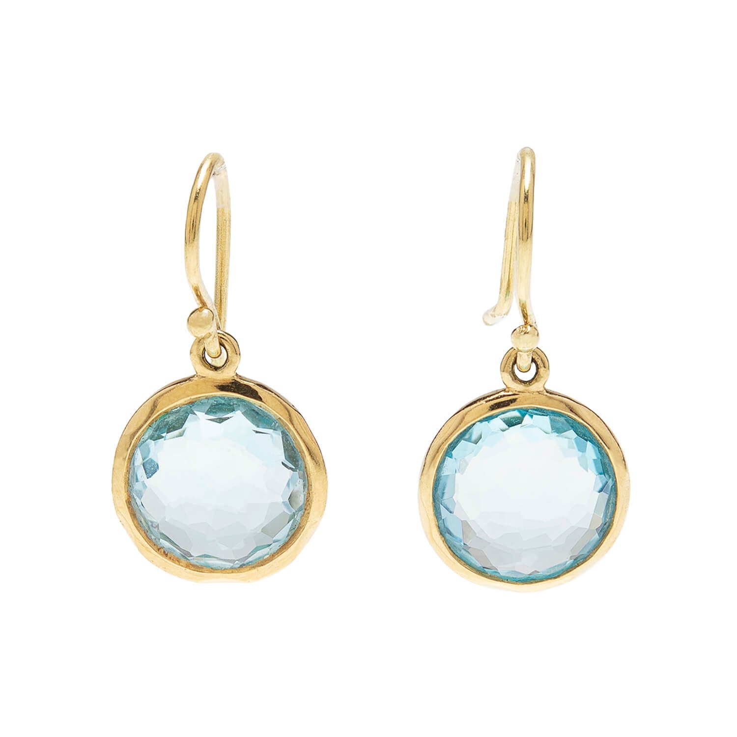 Estate IPPOLITA 18k Blue Topaz Earrings