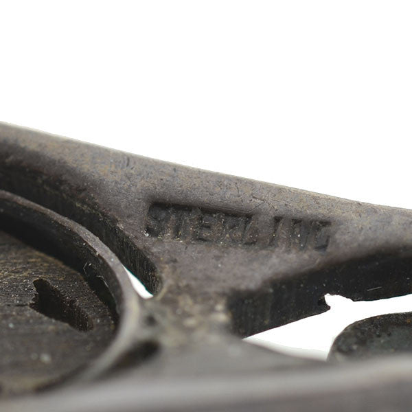 Art Deco Sterling, Wood, Emerald & Marcasite Earrings