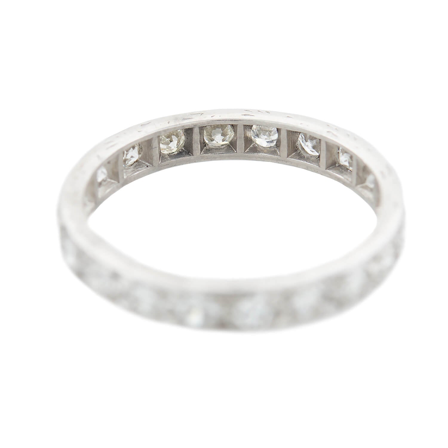 Art Deco Platinum Diamond Eternity Band