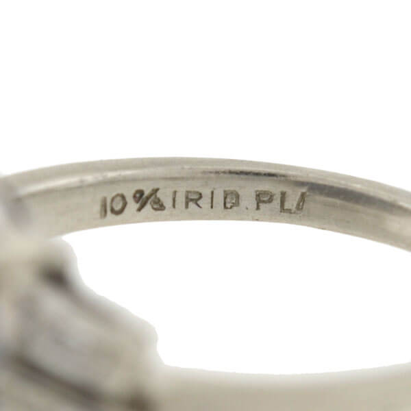 Art Deco Platinum 4.50ct Star Sapphire Cabochon + Diamond Ring