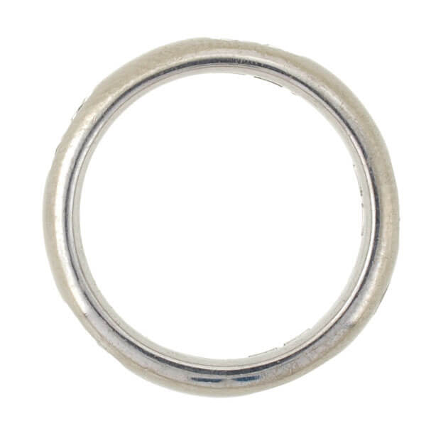 Estate 18kt French Cut Diamond Wide Band Ring 1.00ctw