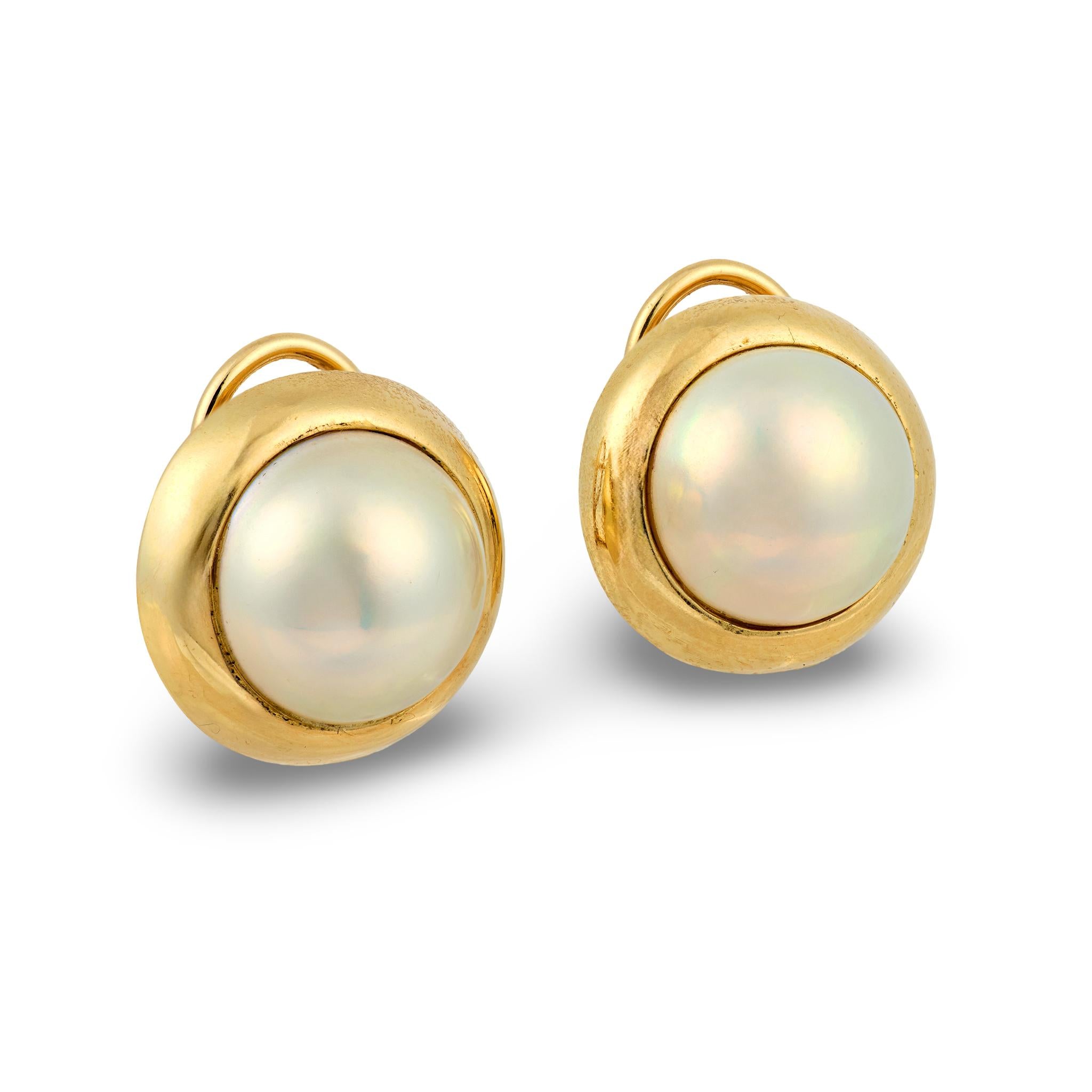 TIFFANY & CO. Vintage 14k Pearl Earrings