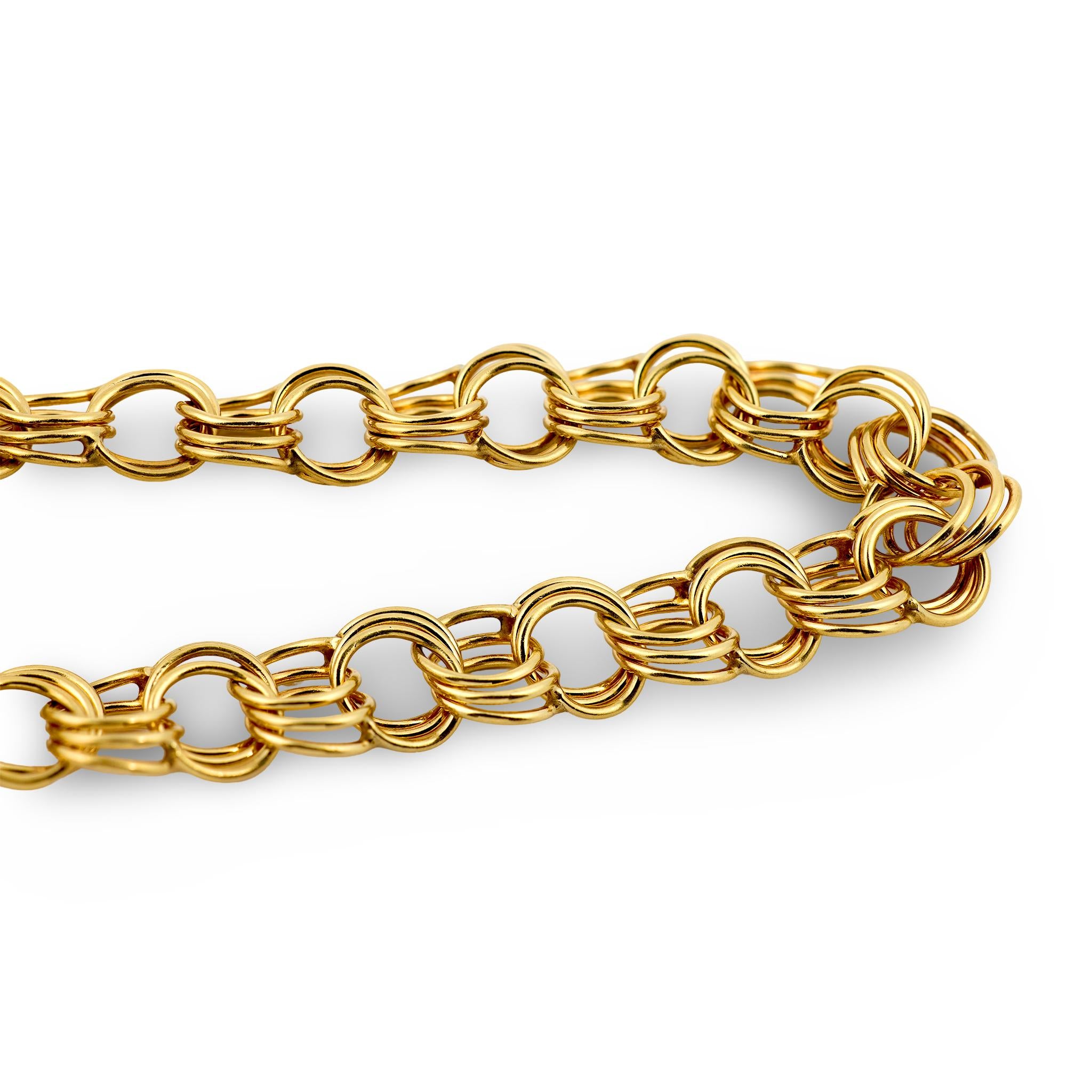 Retro 14k Link Bracelet