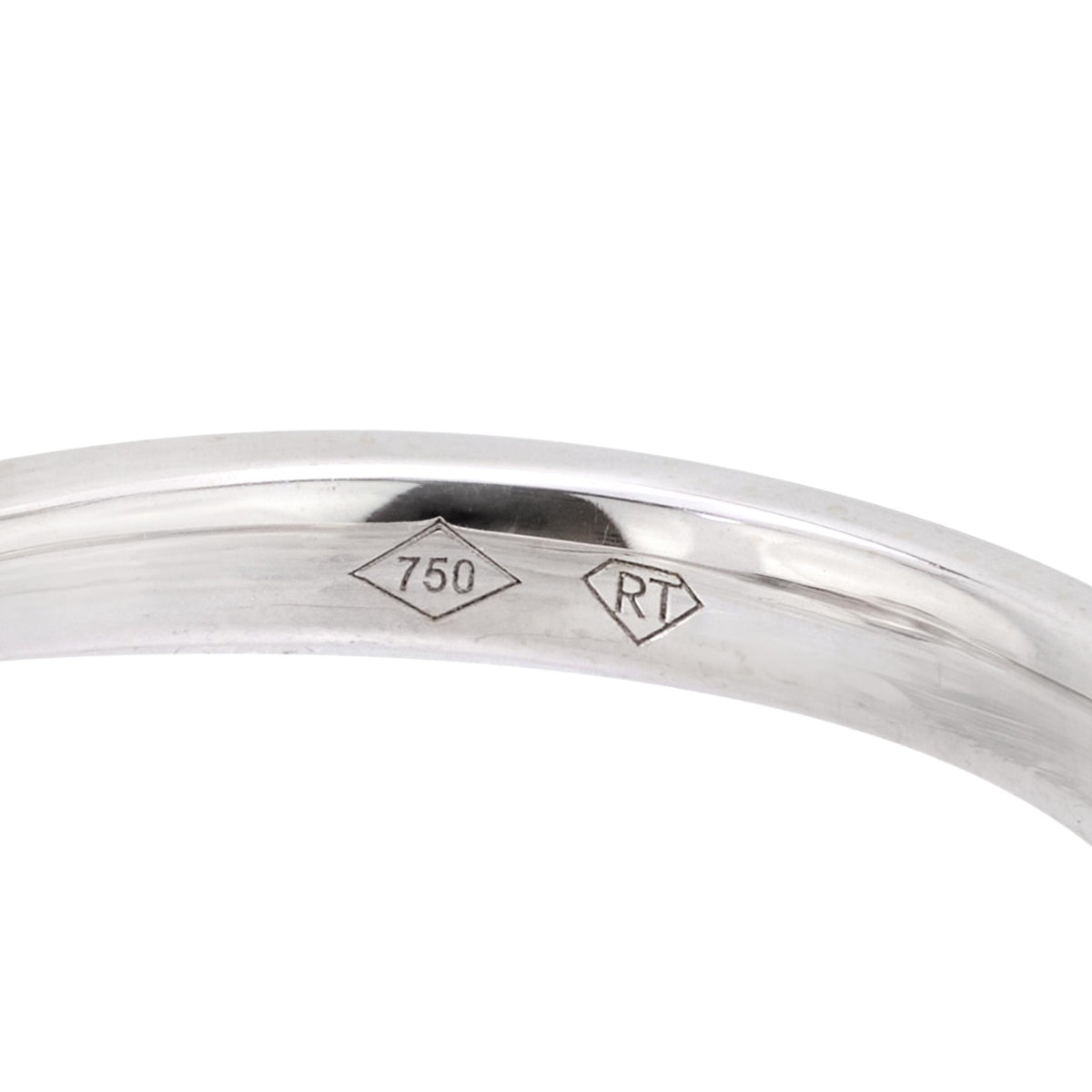 Estate 18k Sapphire and Diamond Three-Stone Ring