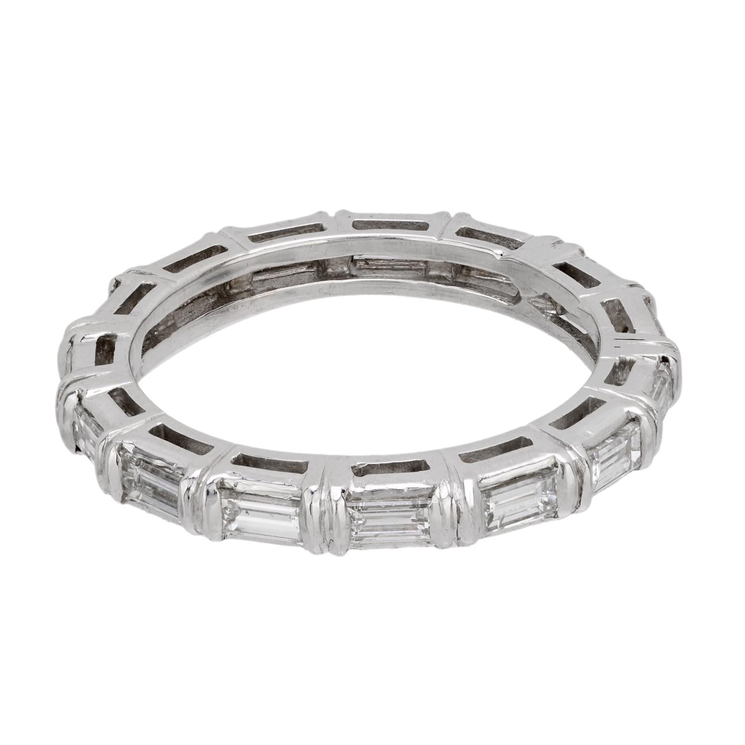 Estate 18k Diamond Eternity Band