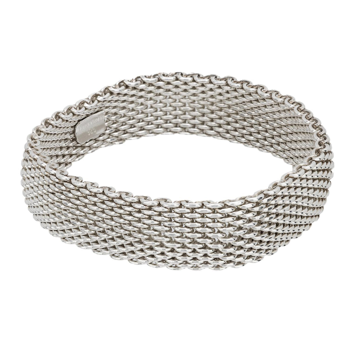TIFFANY & CO. Estate Sterling Silver Mesh Bracelet