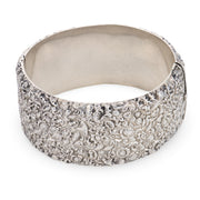 Victorian Sterling Silver Repoussé Bangle