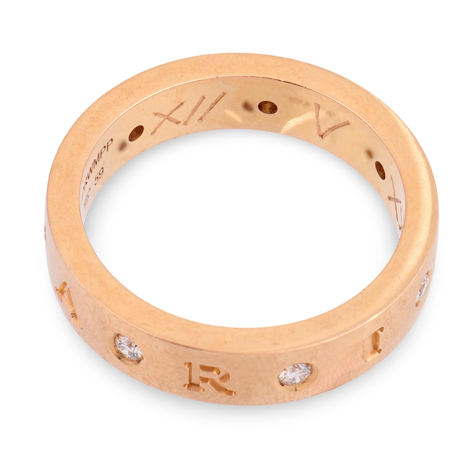 BVLGARI Estate Italian 18k Diamond "Roman Sorbet" Ring