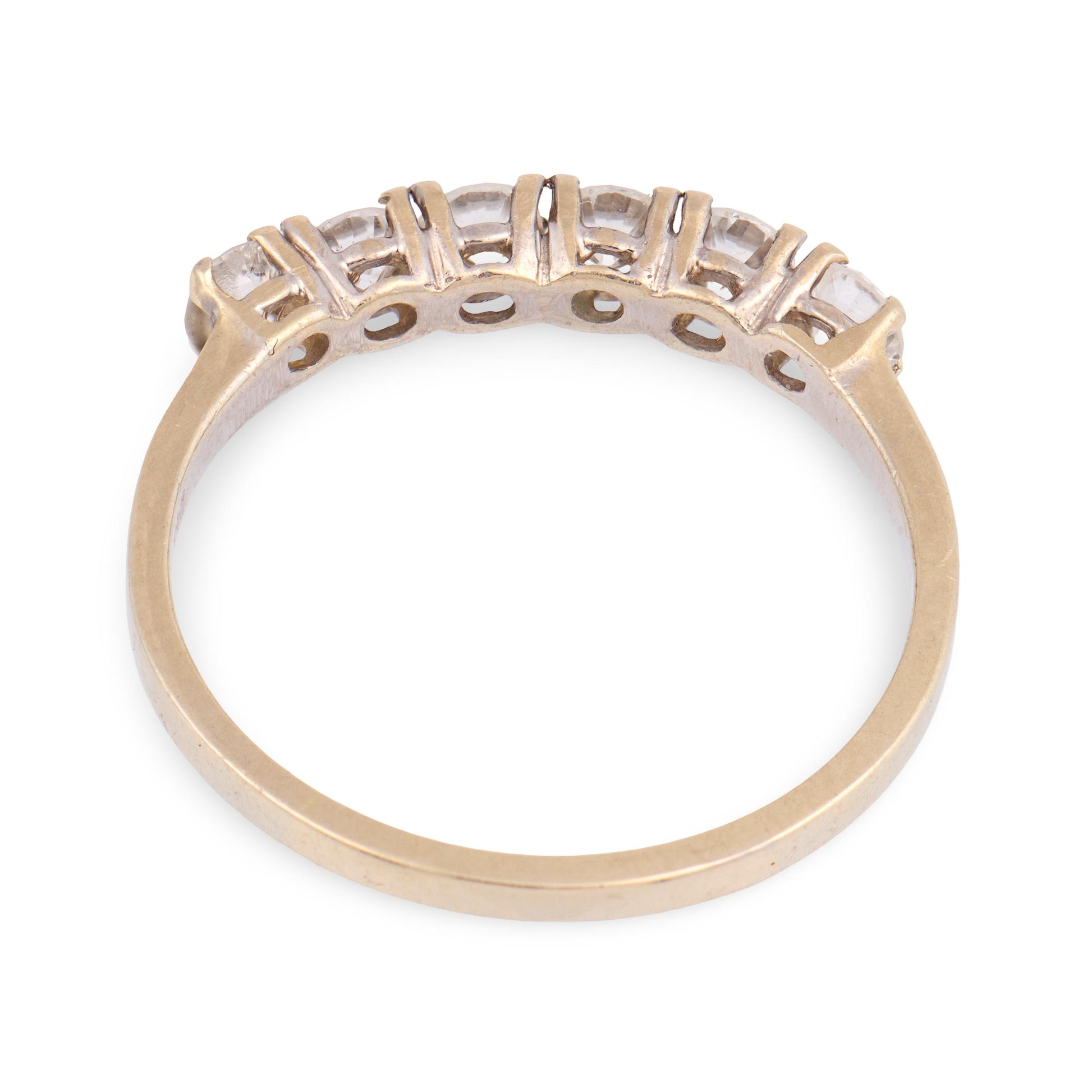 Estate 14k Diamond Half Band