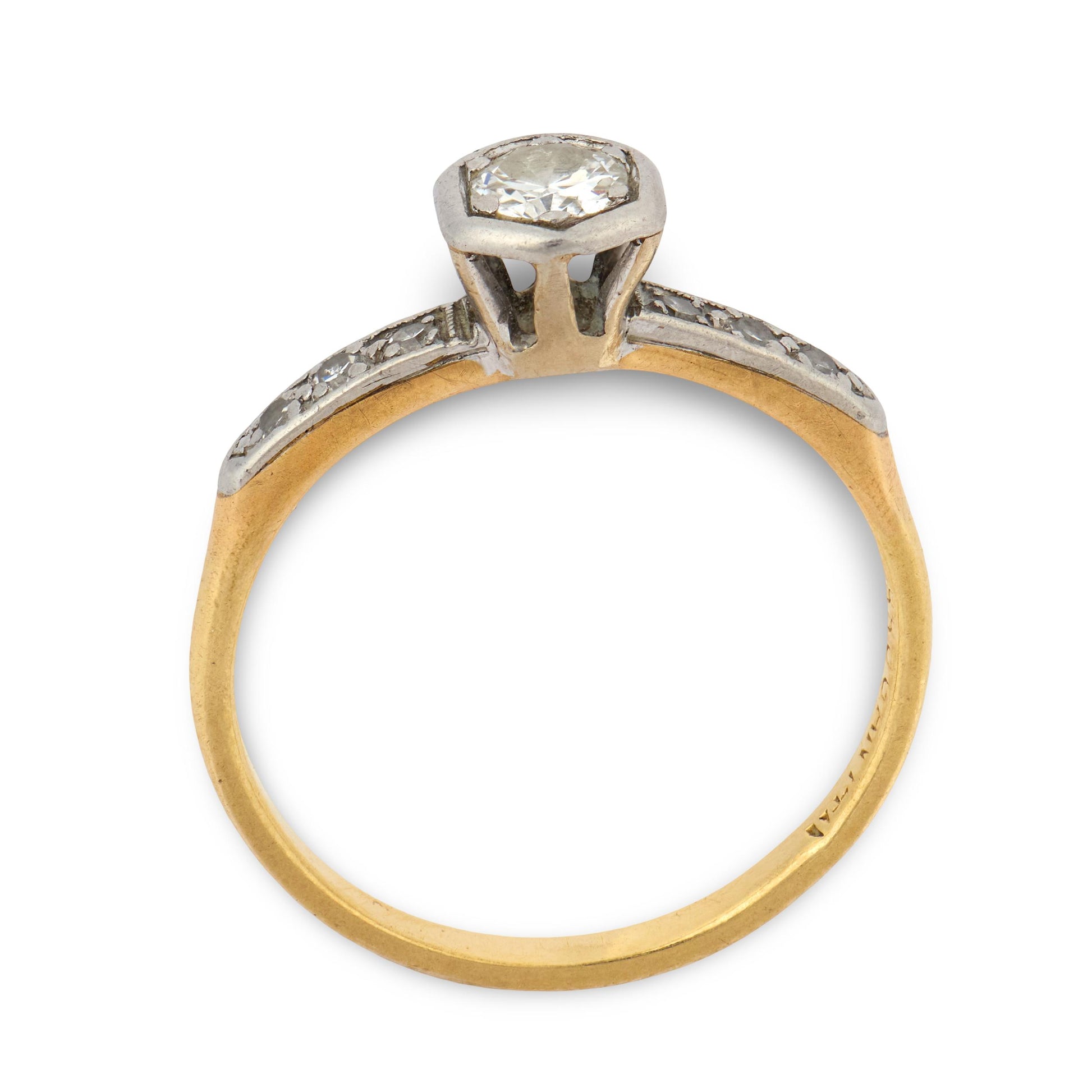 BROGAN Edwardian 14k Diamond Engagement Ring .25ct