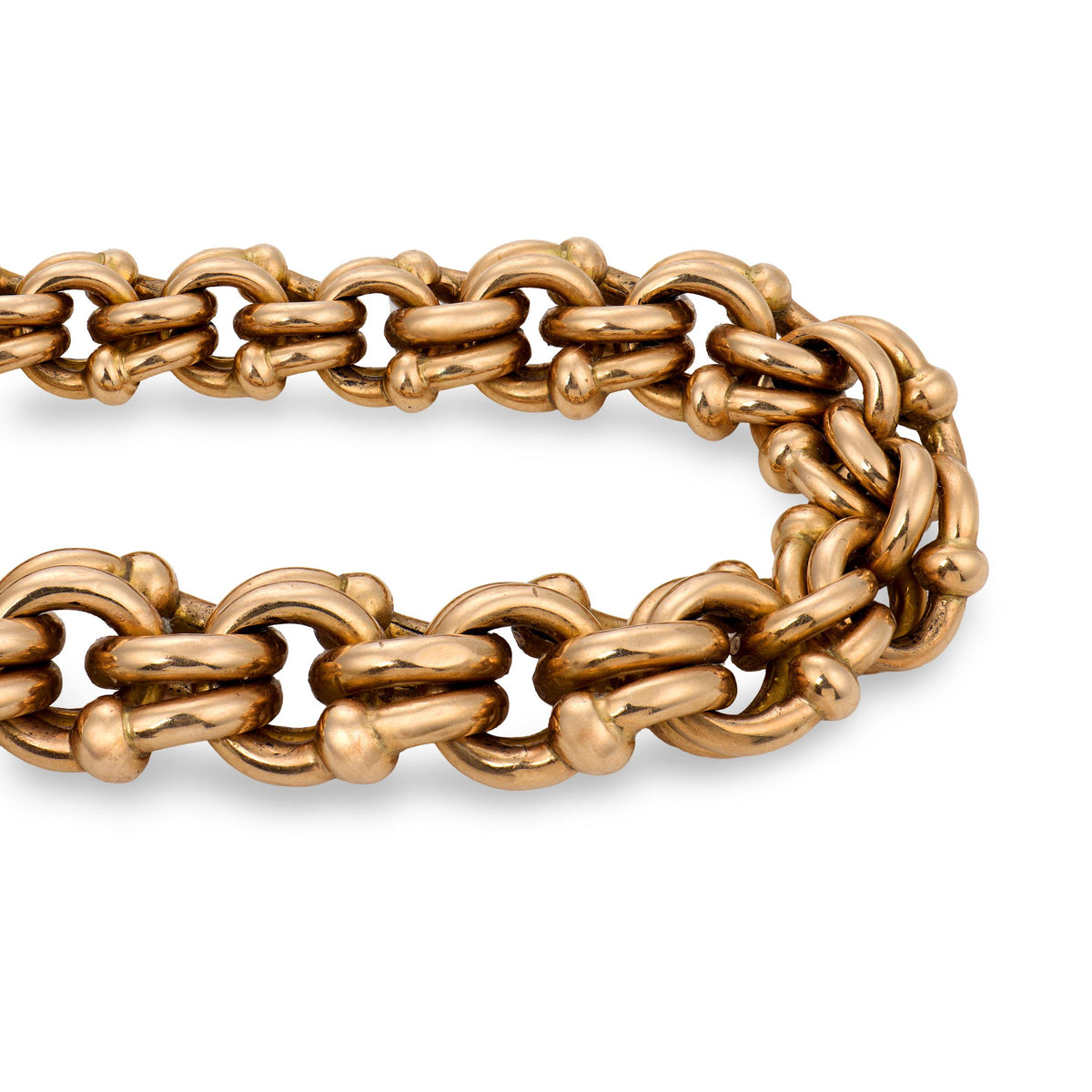 Victorian 14k Watch Chain Necklace 13"