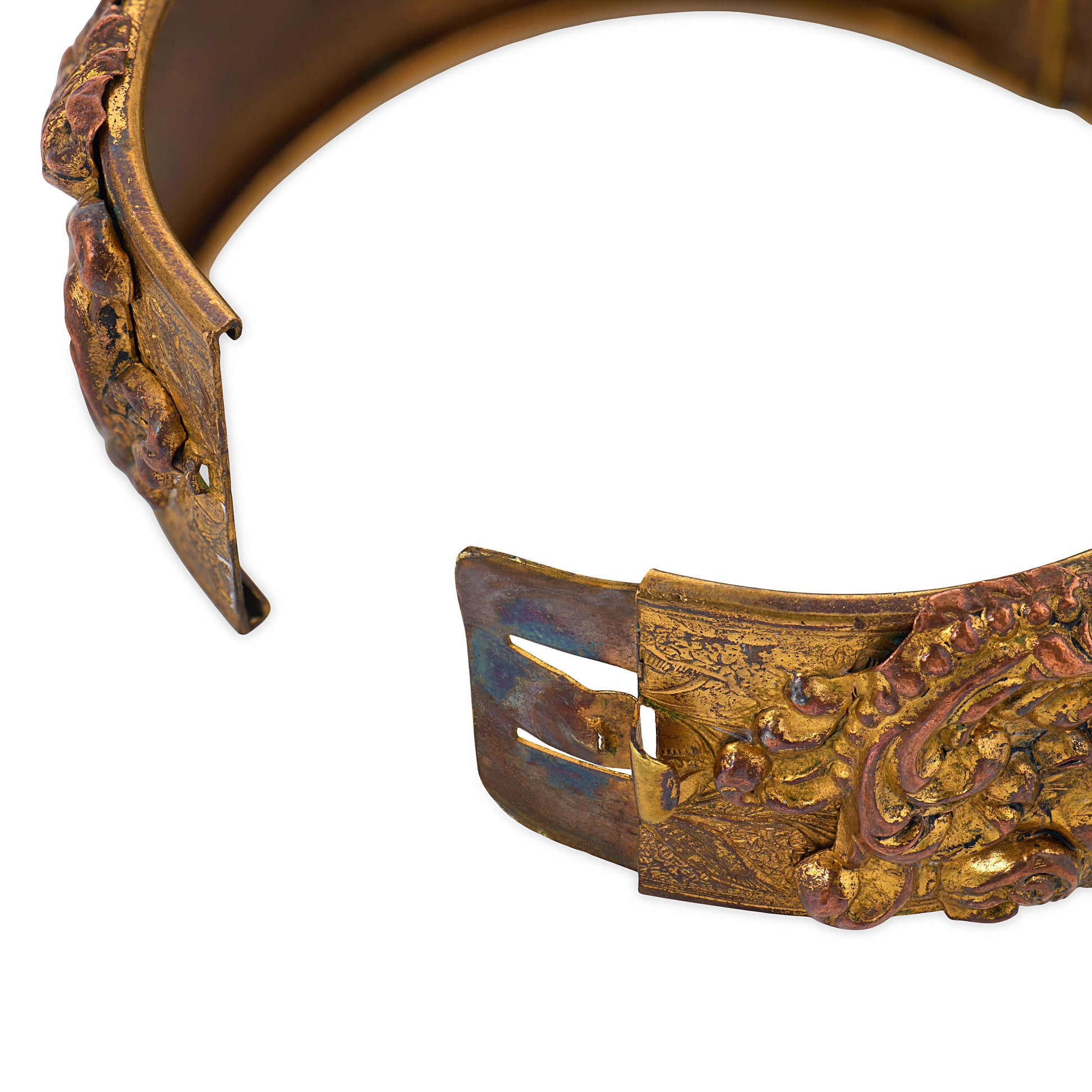 Victorian Gold-Fill Repoussé Bangle