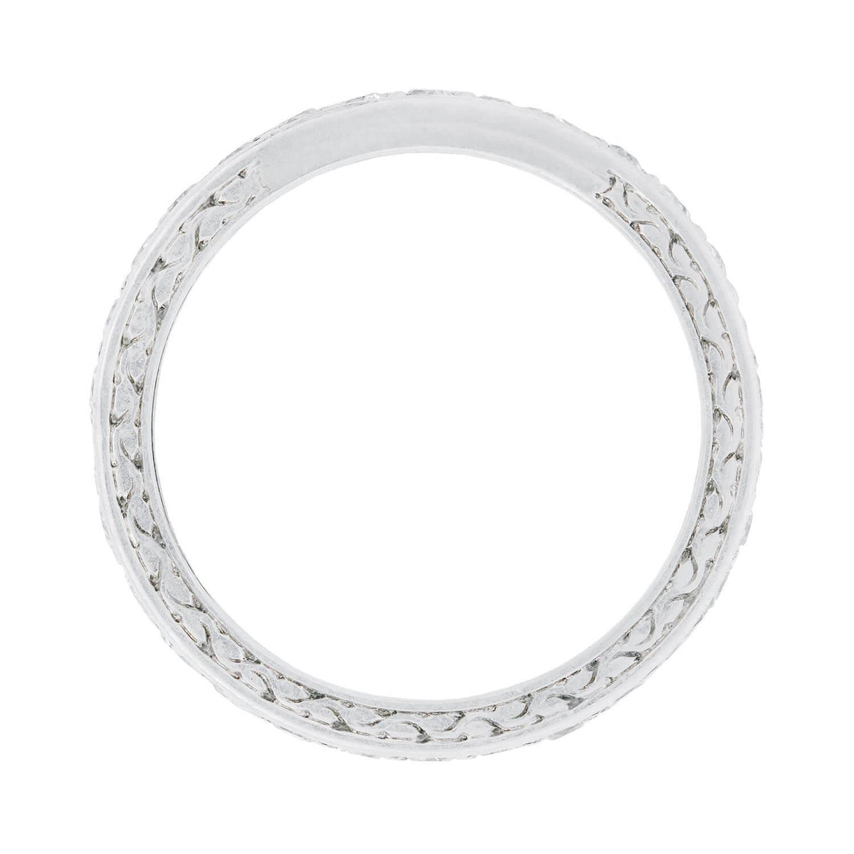 Art Deco Platinum Diamond Eternity Band