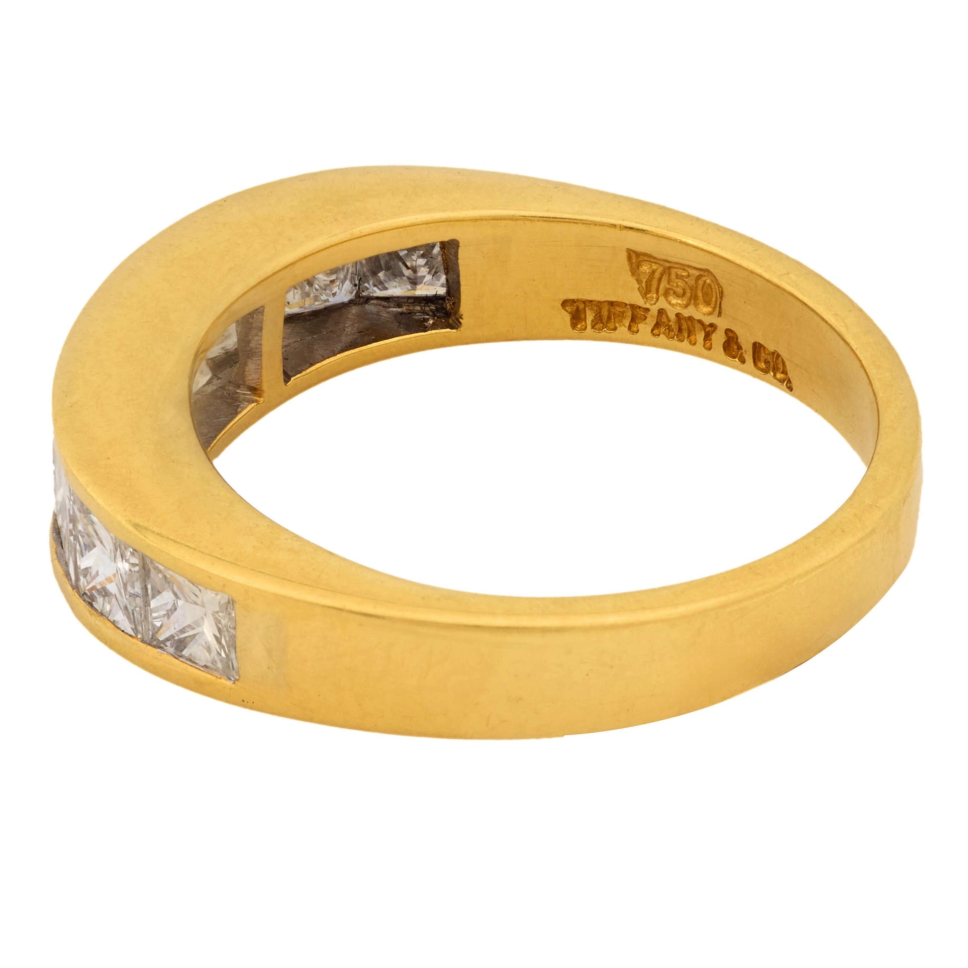 TIFFANY & CO. Estate 18k Diamond Half Band