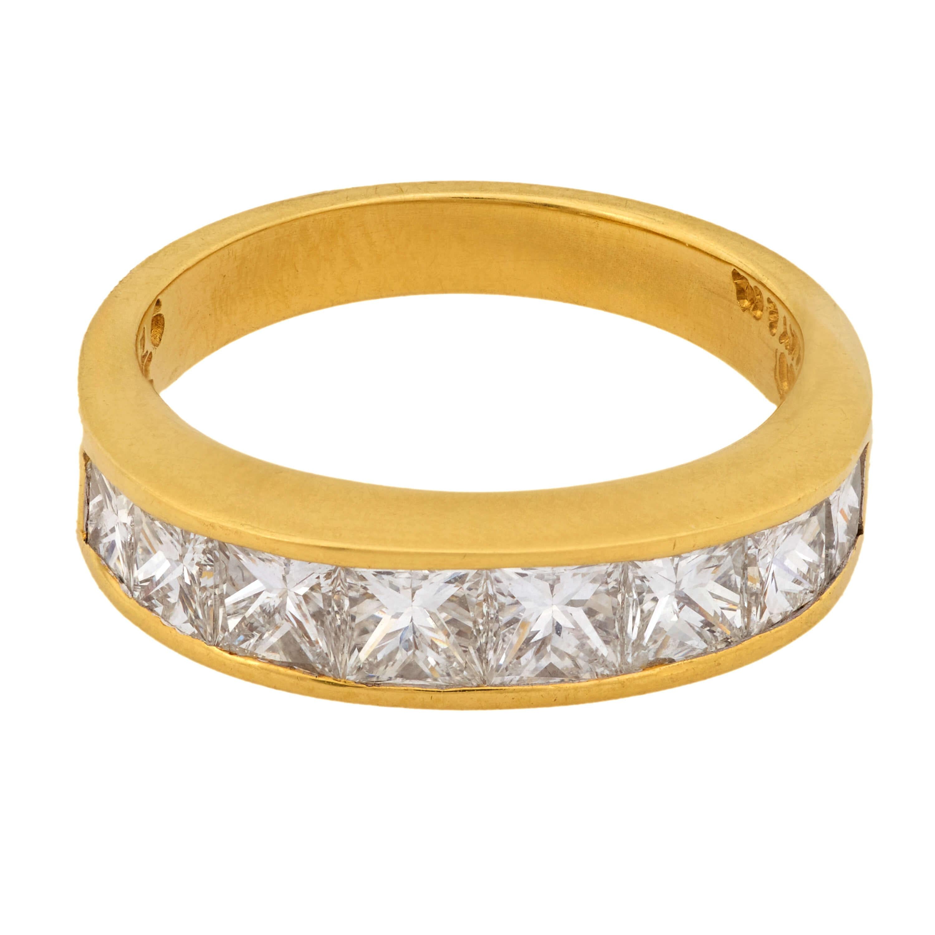 TIFFANY & CO. Estate 18k Diamond Half Band