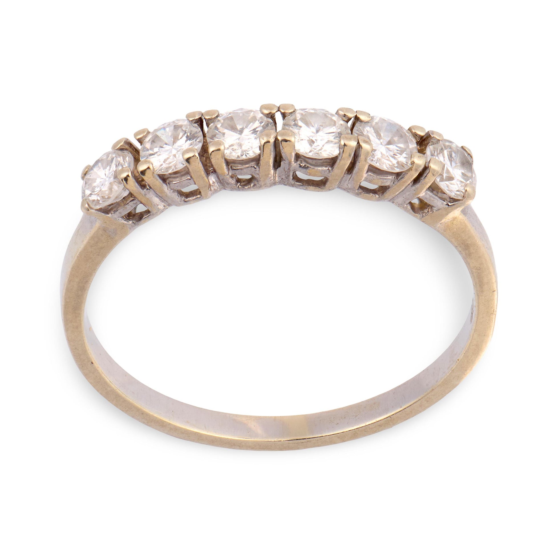 Estate 14k Diamond Half Band