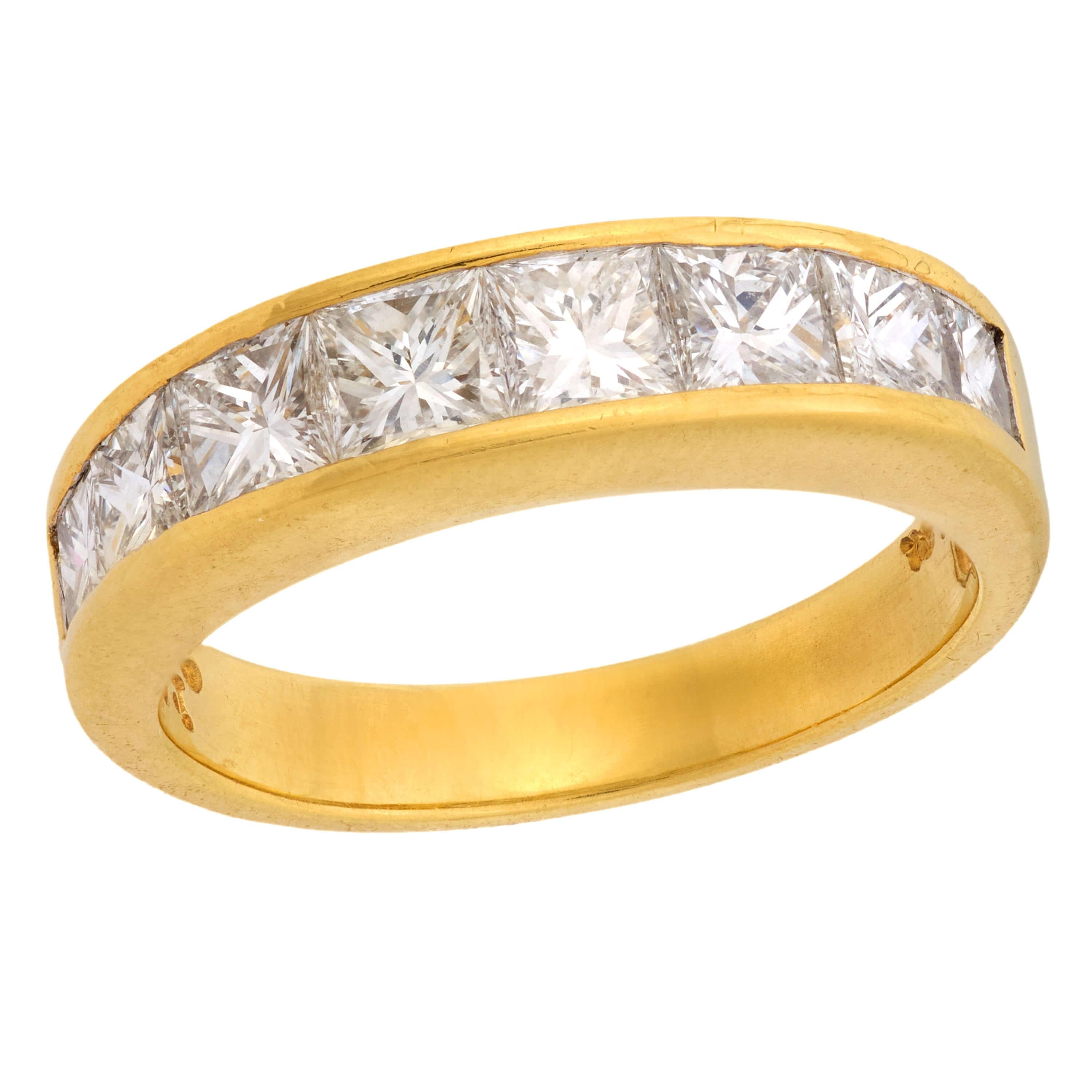 TIFFANY & CO. Estate 18k Diamond Half Band
