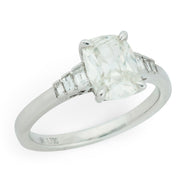 Estate 18k GIA Diamond Engagement Ring 1.50ct