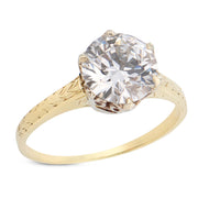 Edwardian 14k Diamond Engagement Ring 1.61ct