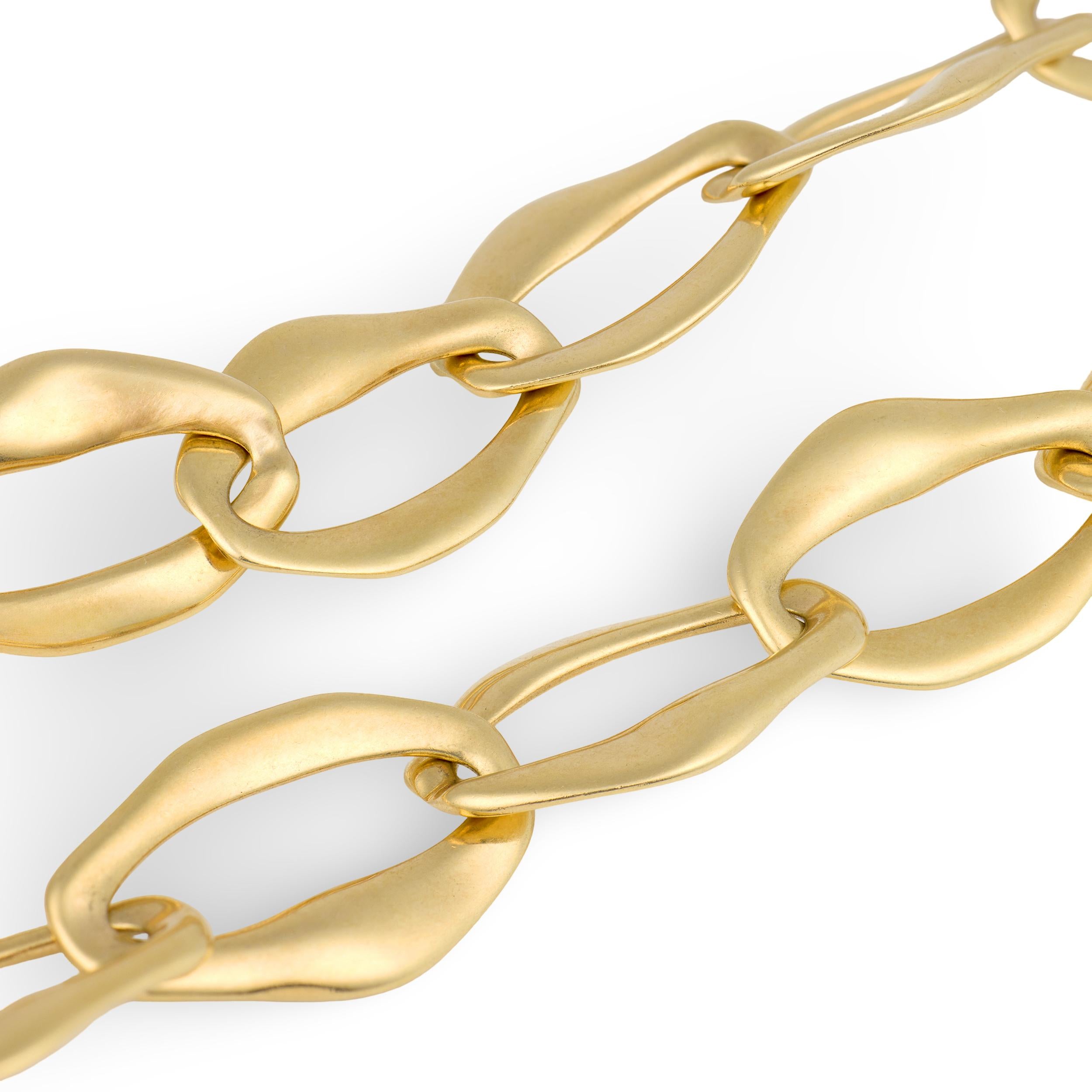 ELSA PERETTI for TIFFANY & CO. Estate 18k Aegean Link Necklace