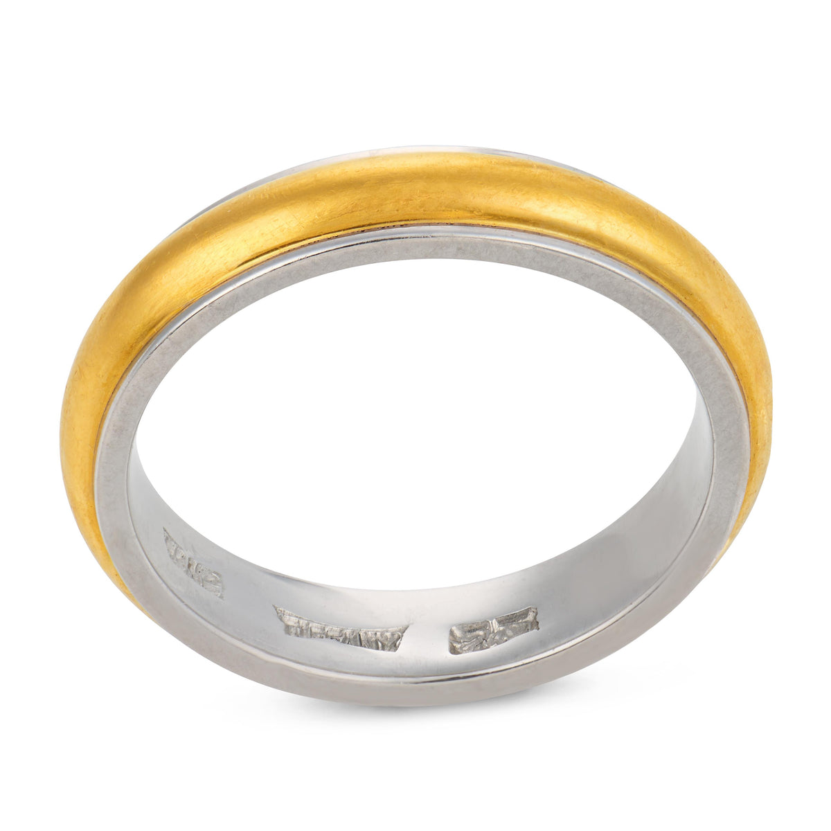 TIFFANY & CO. Estate 24k/Platinum Wedding Band