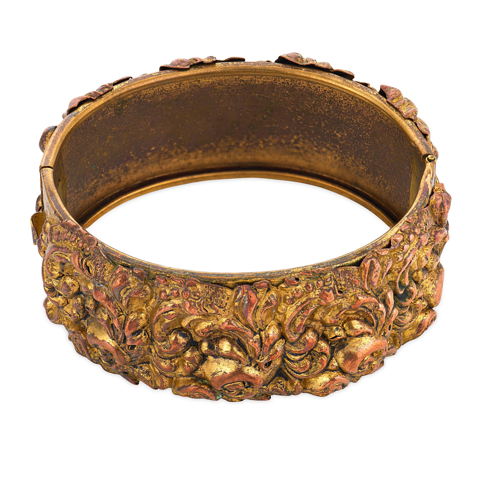 Victorian Gold-Fill Repoussé Bangle