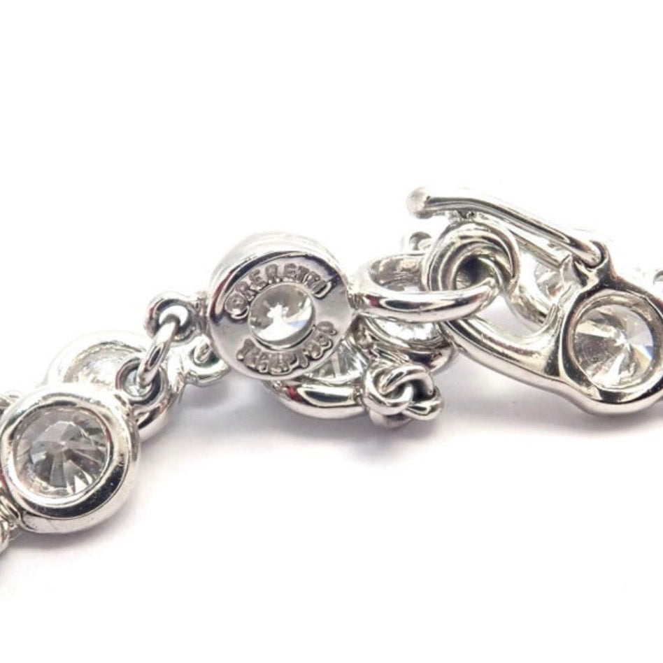 ELSA PERETTI for TIFFANY & CO. Estate Platinum "Diamonds-By-The-Yard" Necklace