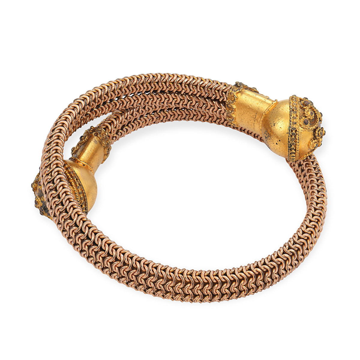 Victorian Gold-Fill Etruscan Bangle